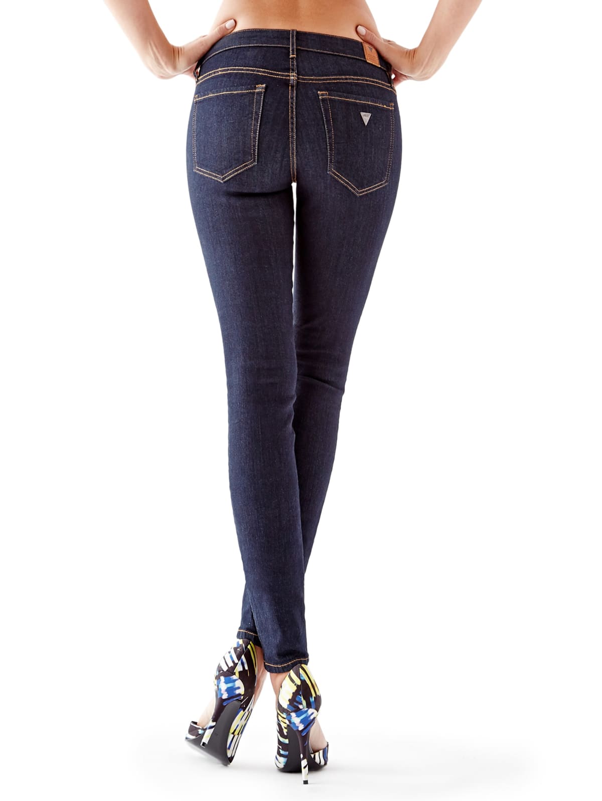 guess power curvy mid rise jeans