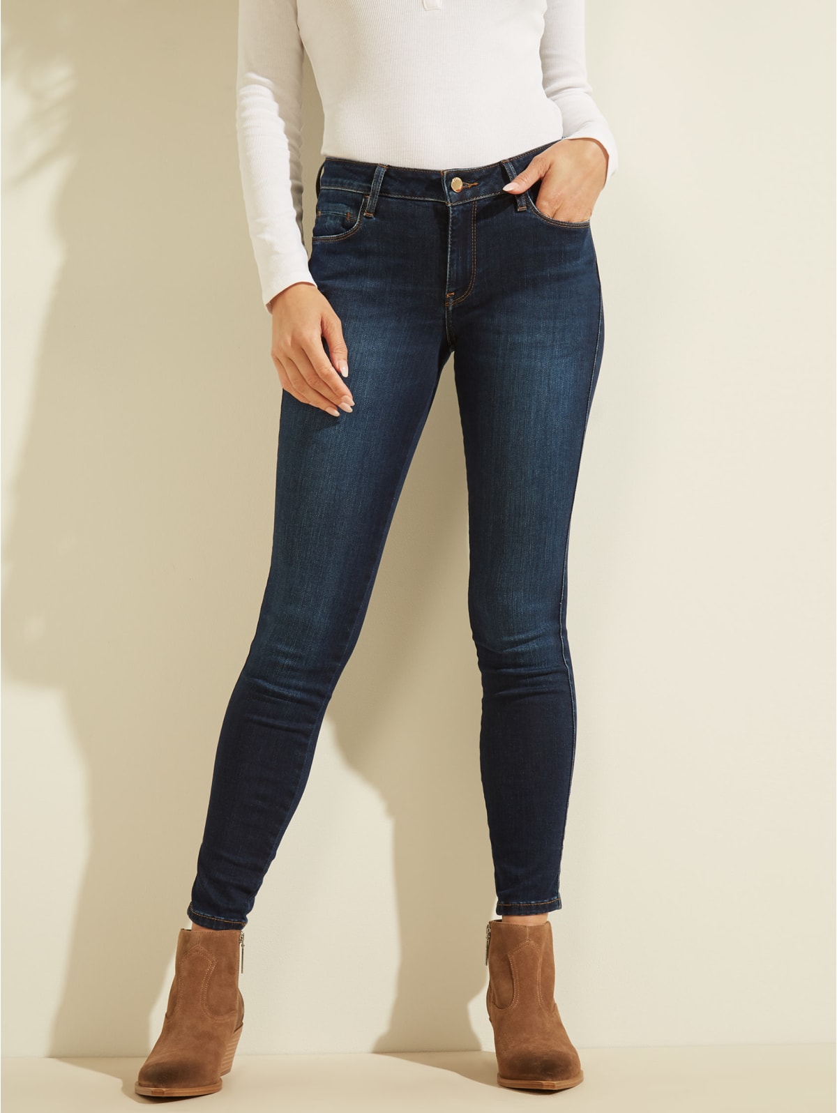 blue rise jeans