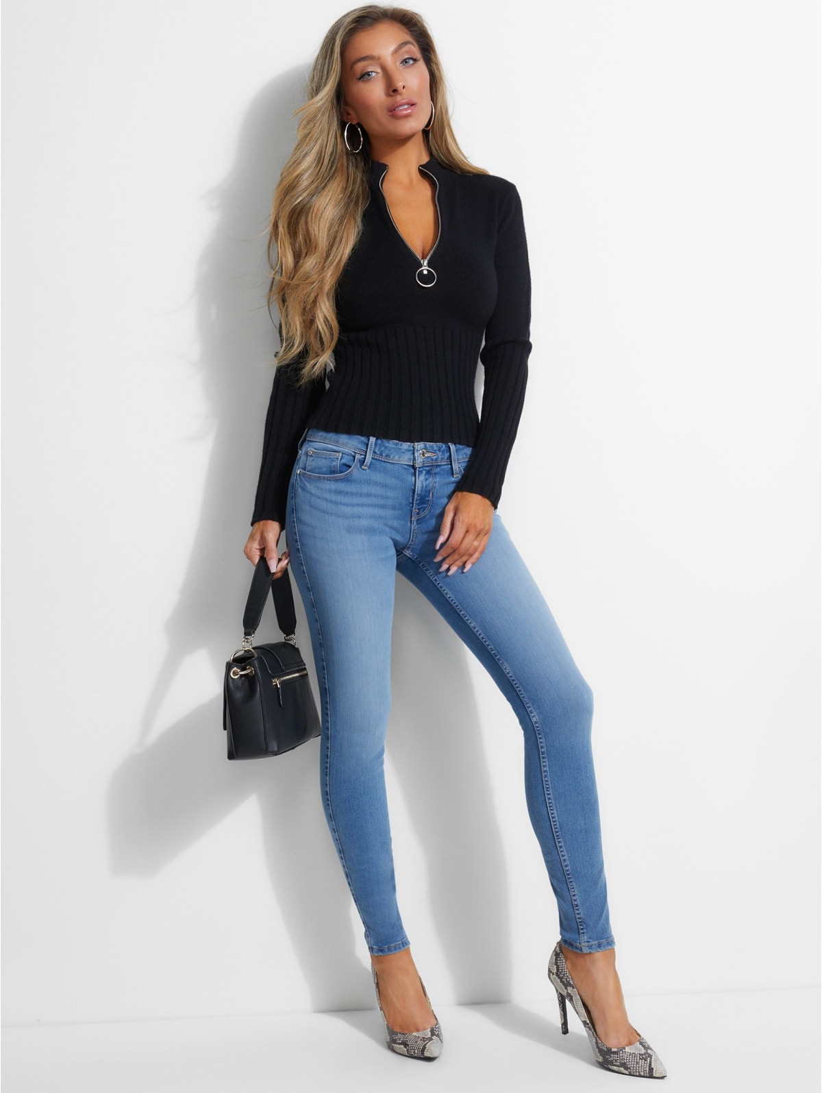 guess stretch skinny jeans