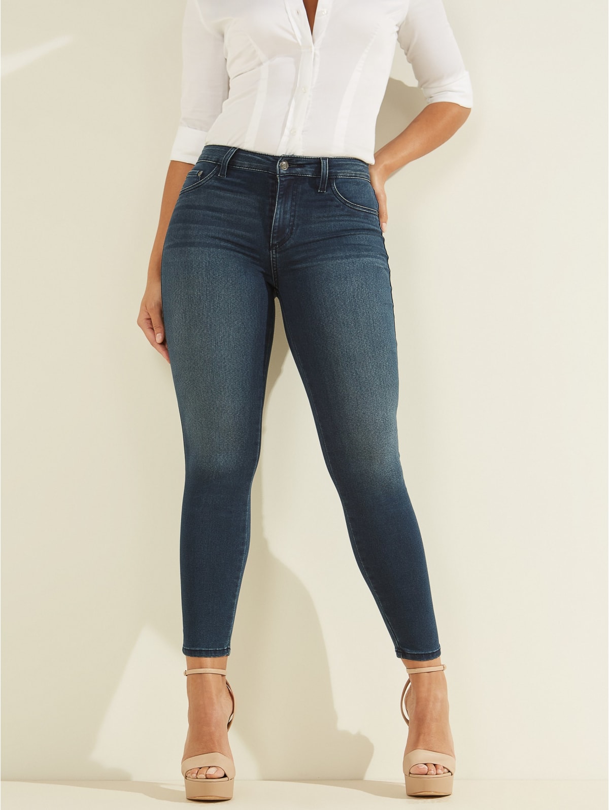 Eco 1981 High-Rise Skinny Jeans | GUESS 