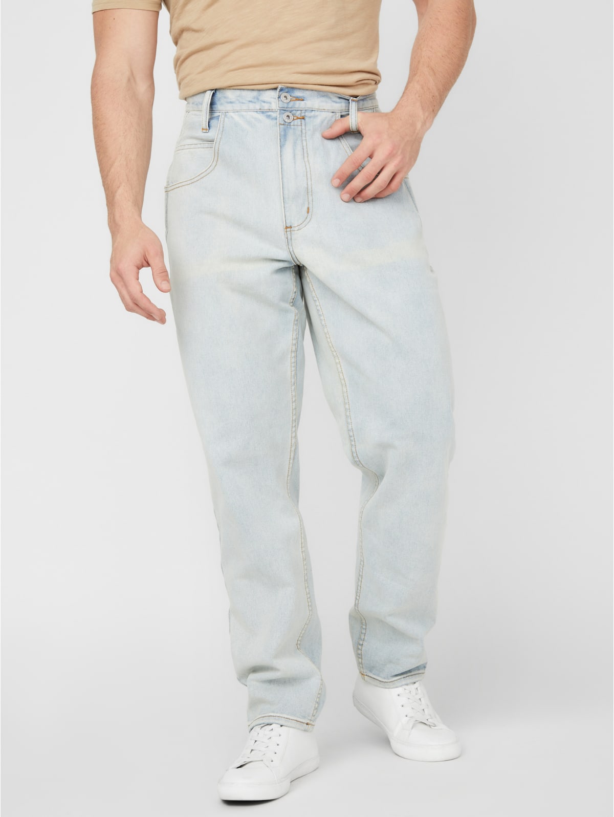 relaxed tapered jeans