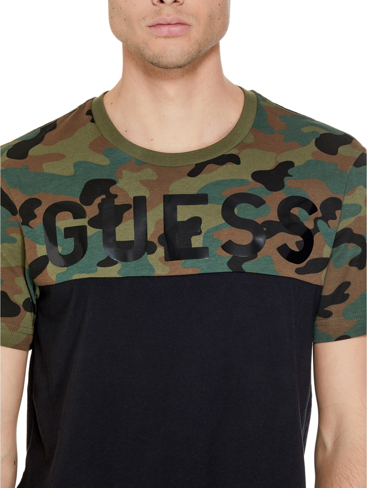 Camo guess shirt clearance