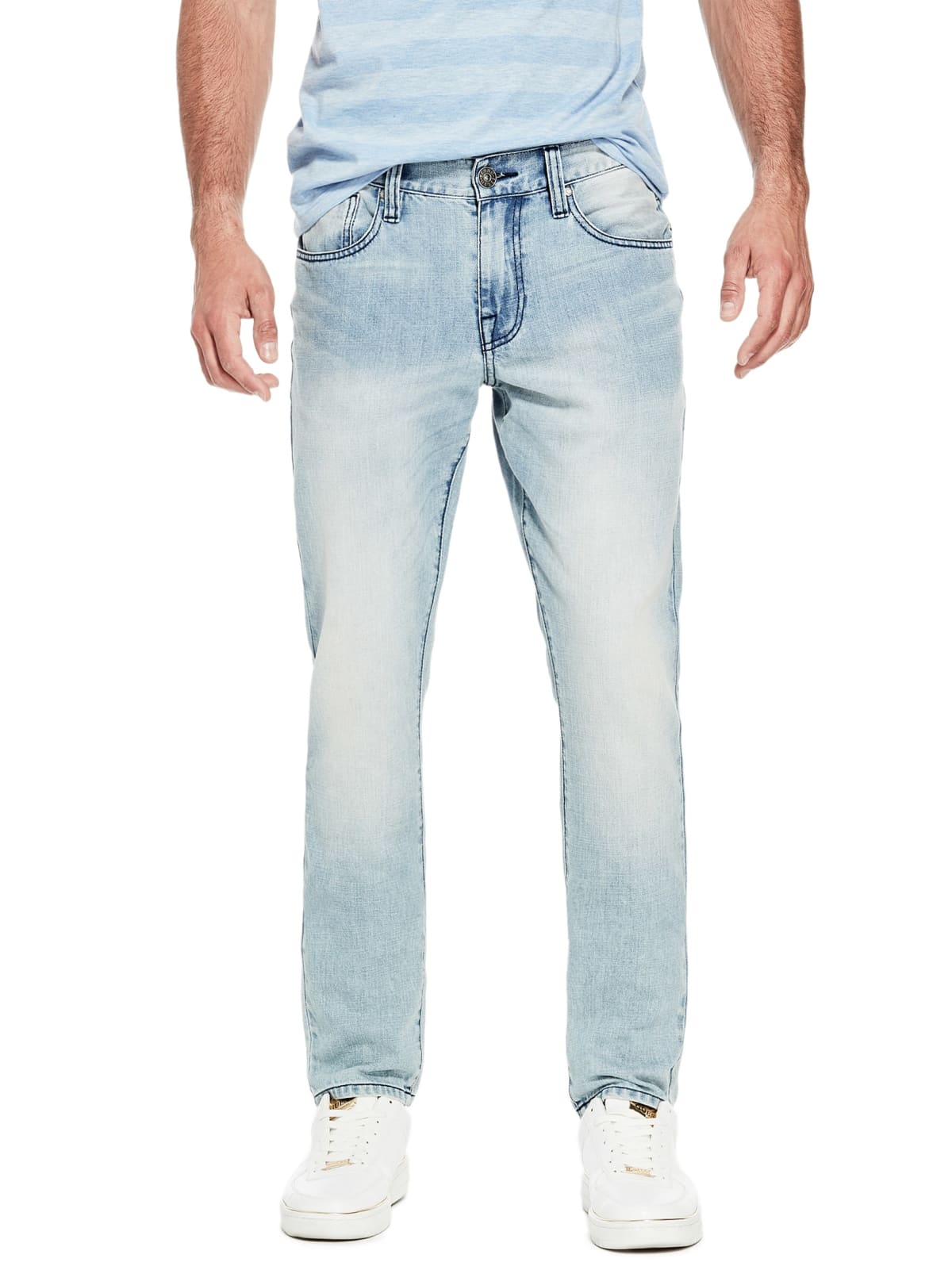 guess tapered jeans