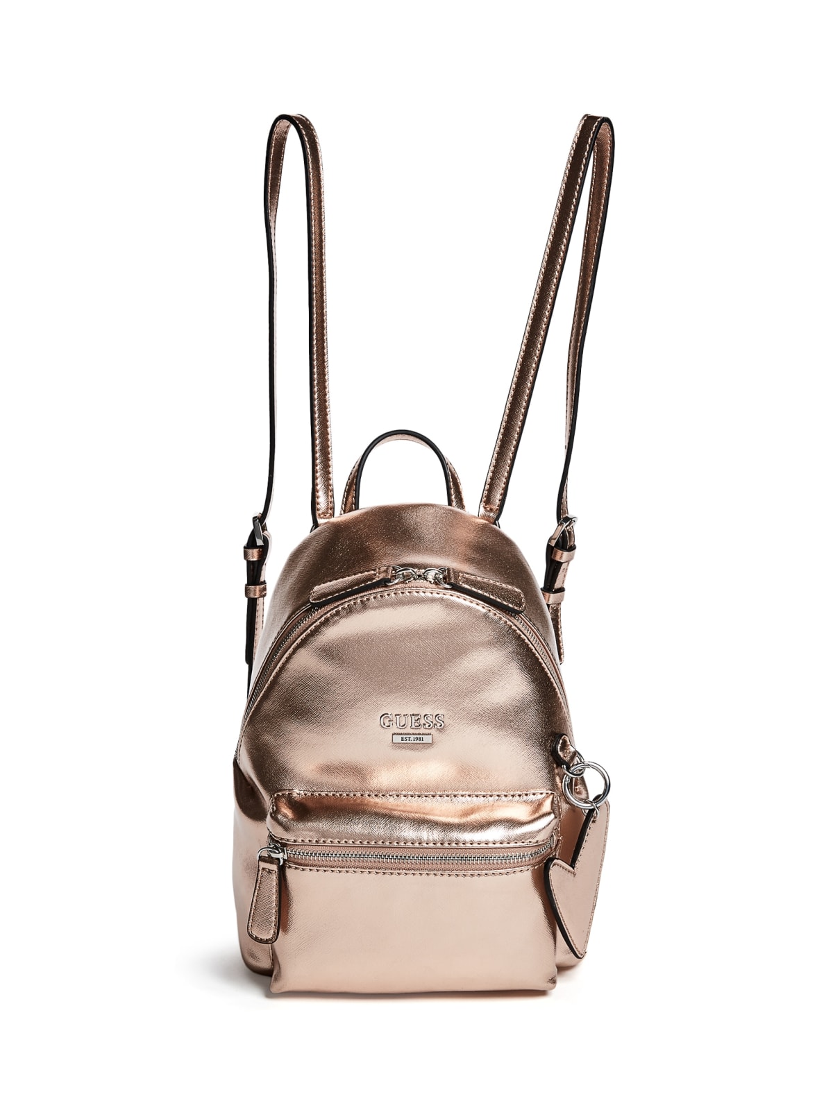 rose gold guess backpack