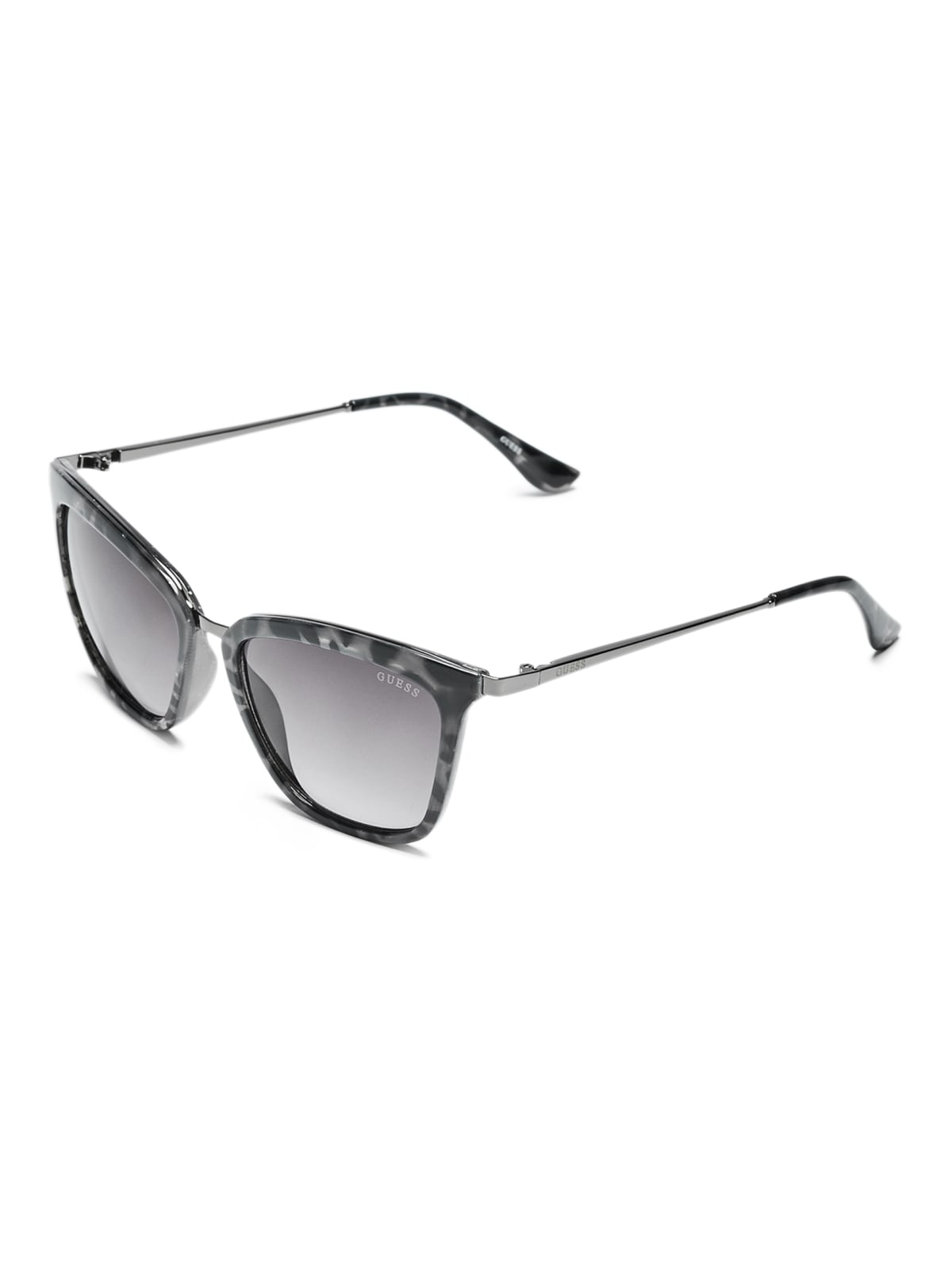 Plastic Angular Cat Eye Sunglasses Guessfactory Com