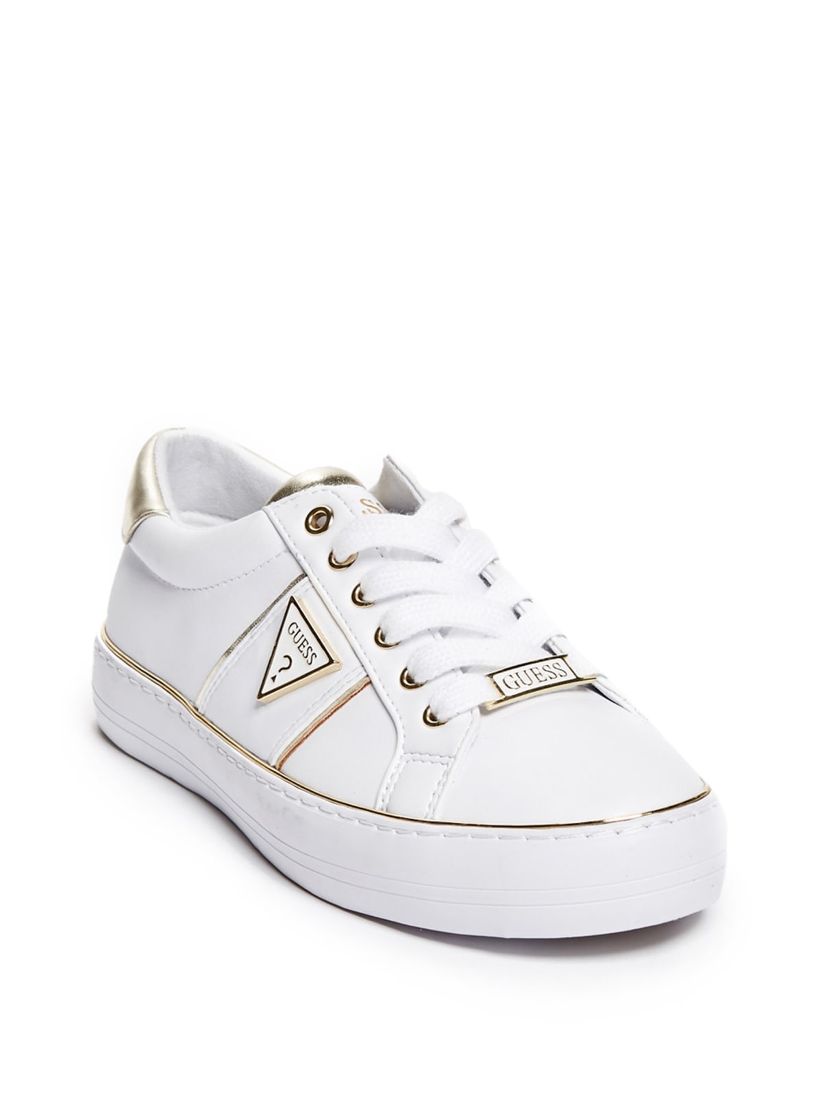 guess metallic sneakers