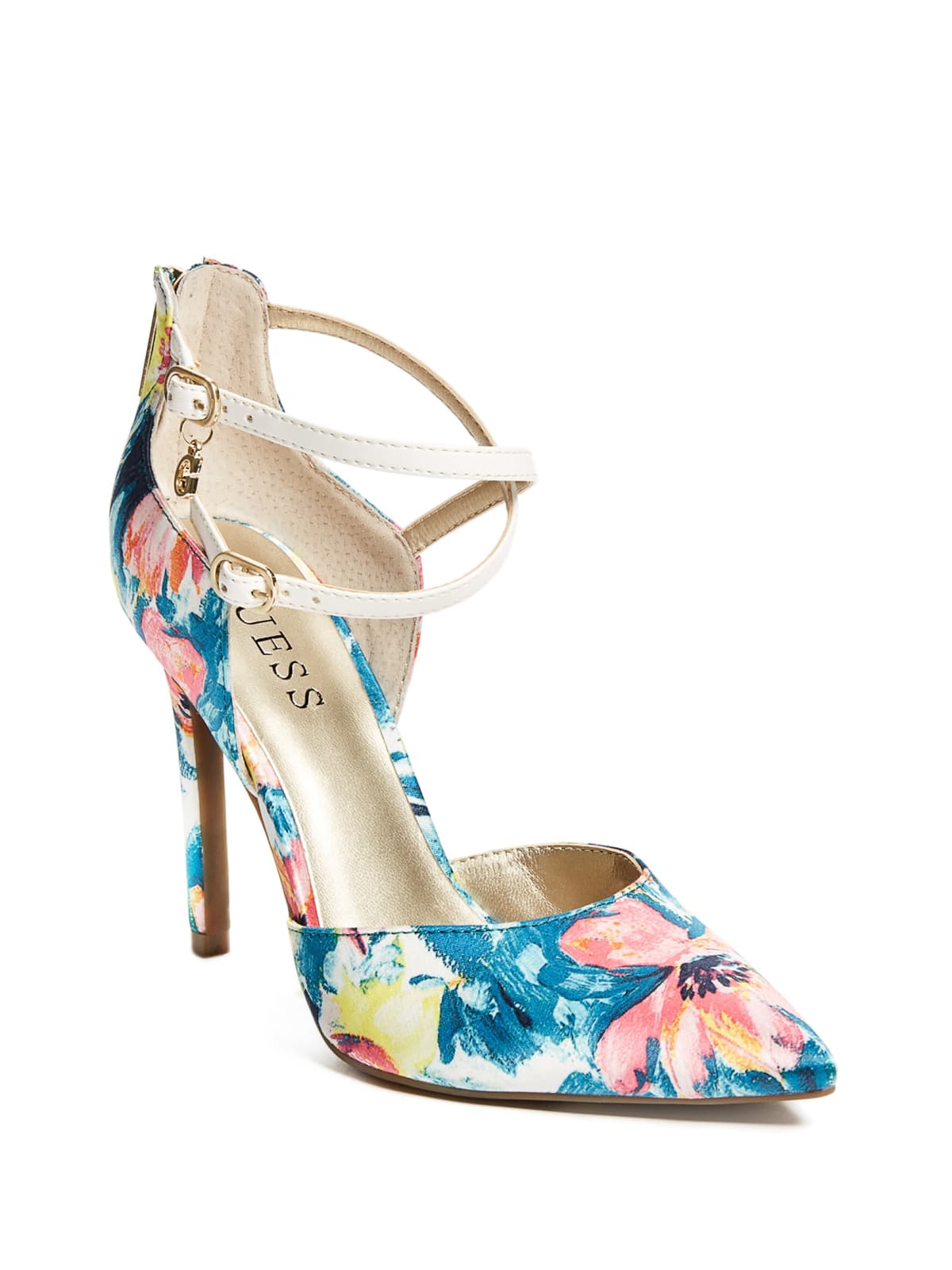 guess floral pumps