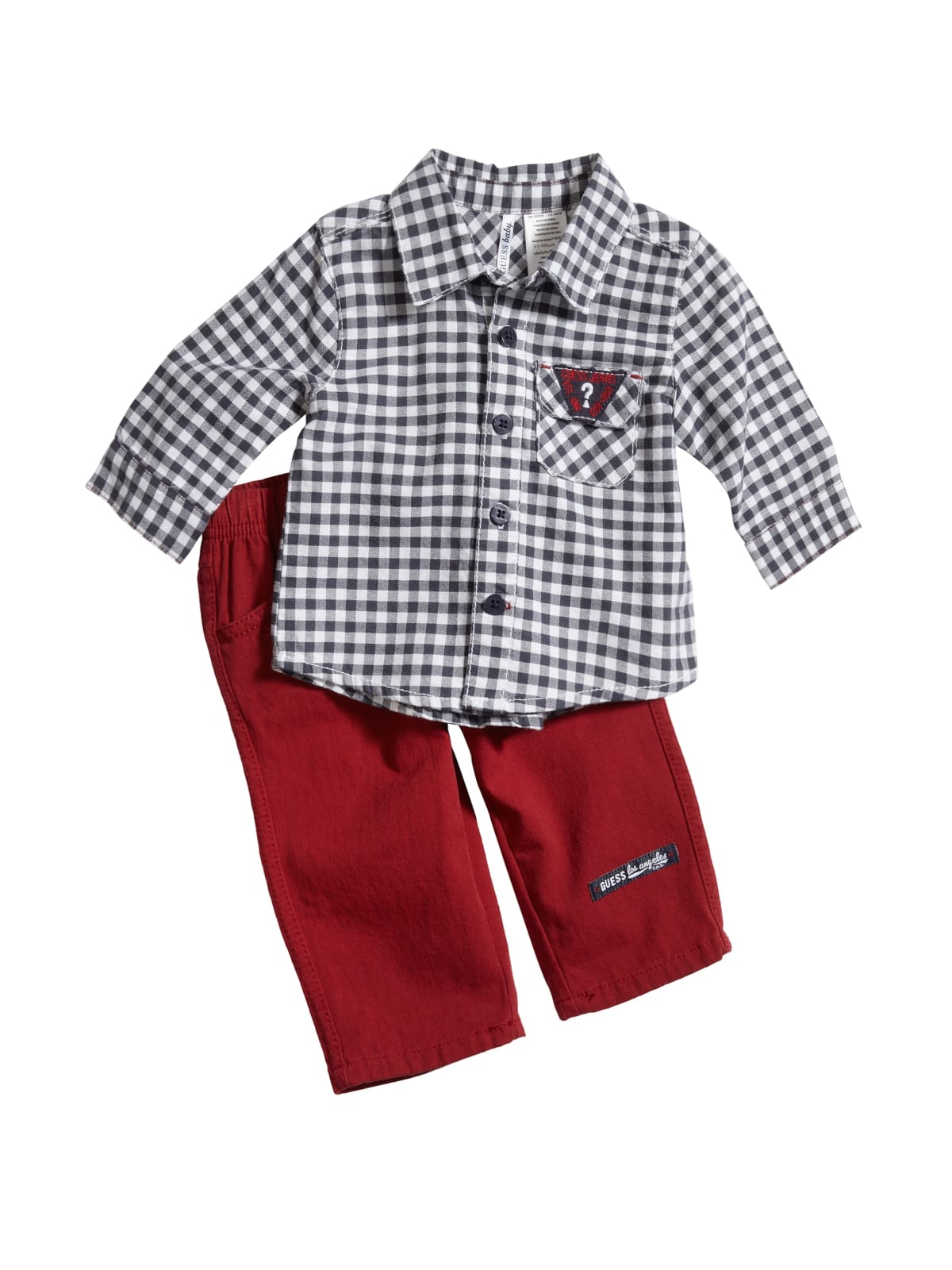 newborn plaid shirt