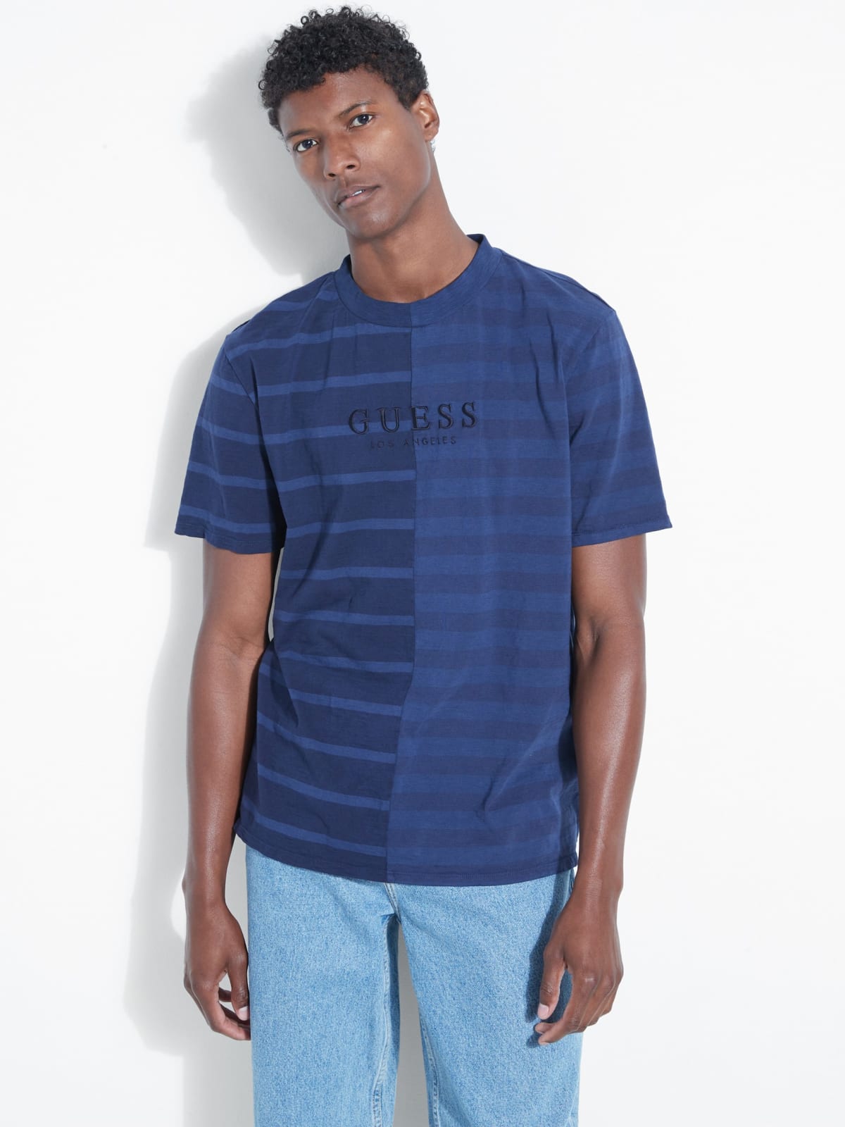 guess doheny stripe tee