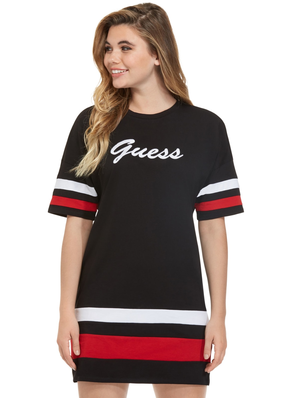 Saint Logo T Shirt Dress Guessfactory Com