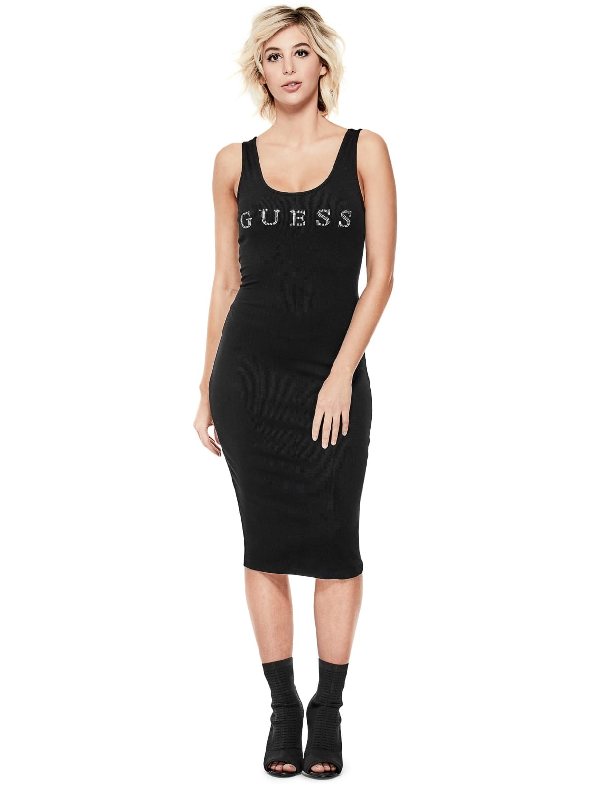 guess logo dress