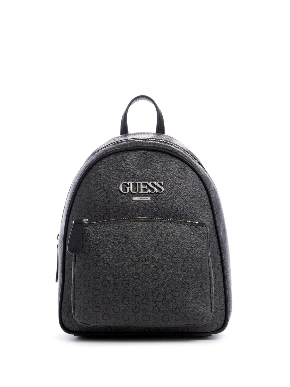 guess black and white backpack