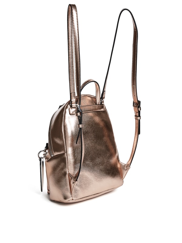 rose gold guess backpack