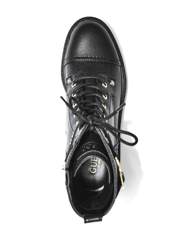 guess placing combat boots