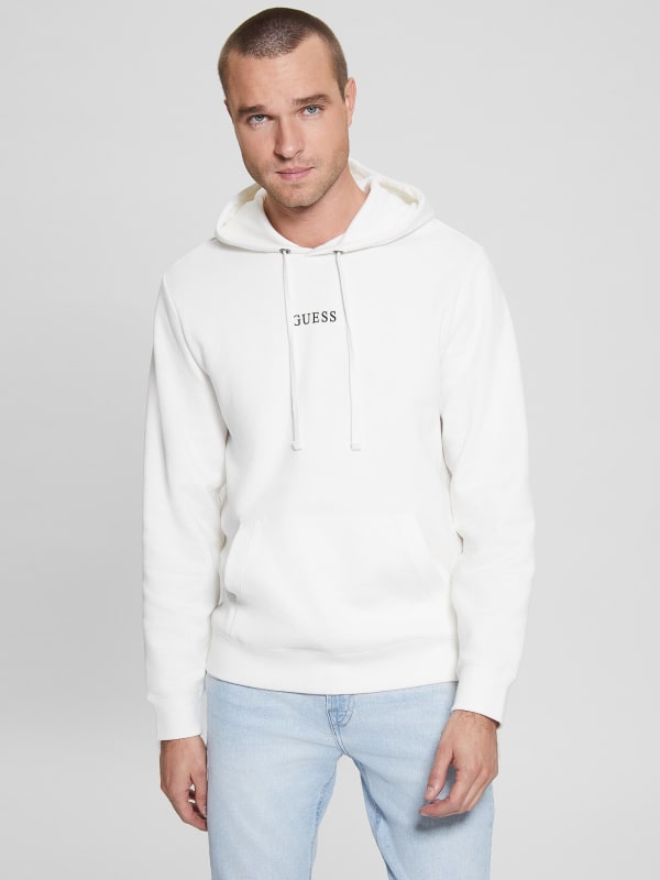 guess classic logo hoodie