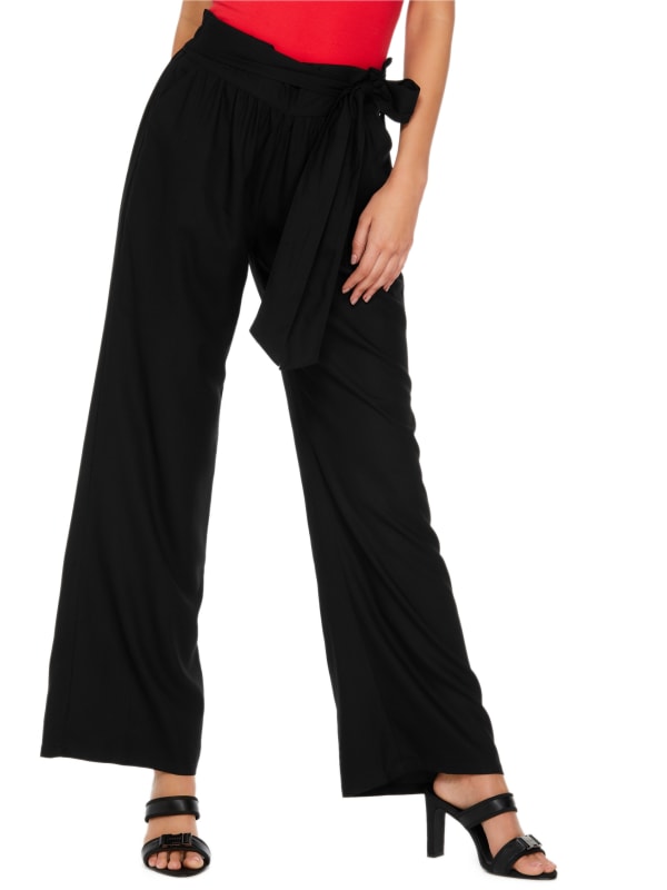 high rise palazzo pants