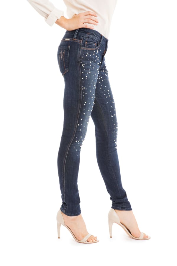The Skinny Jean No 61 Pearl Bead Embellishments Guess By Marciano