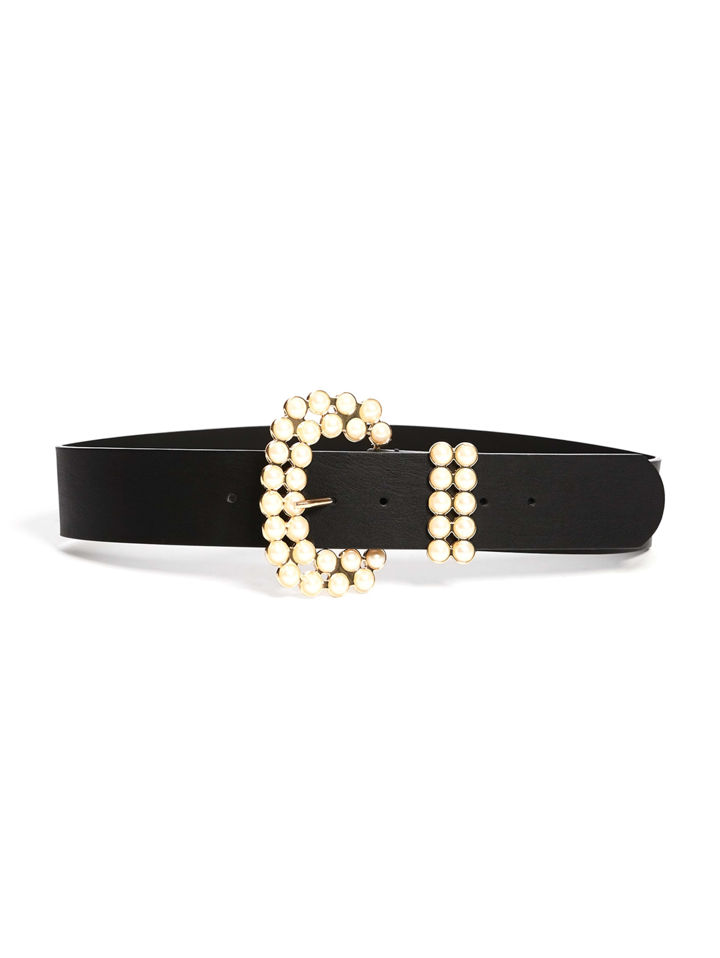 pearl belt buckle