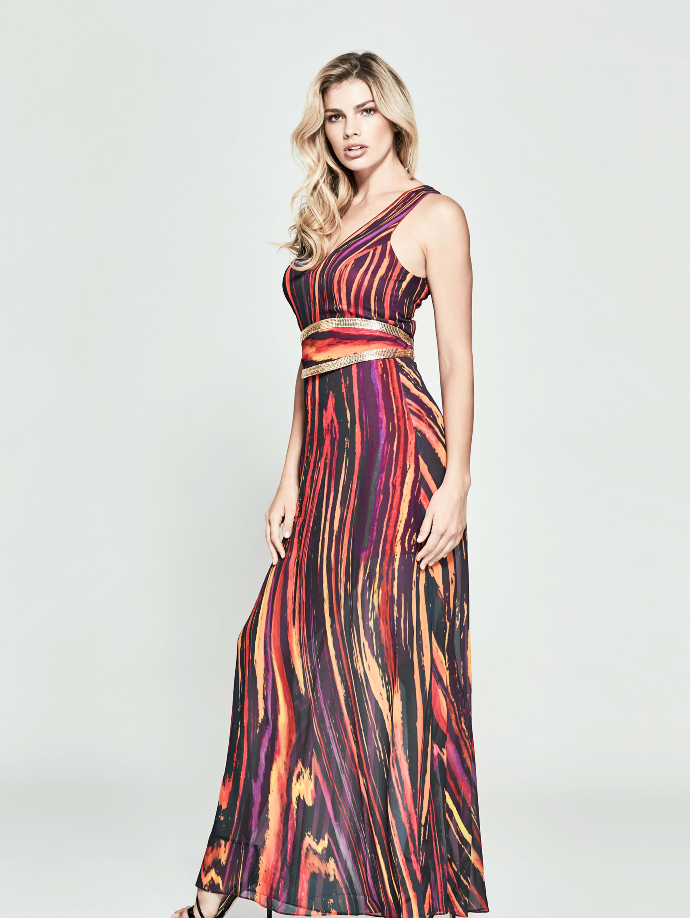 girl on fire maxi dress