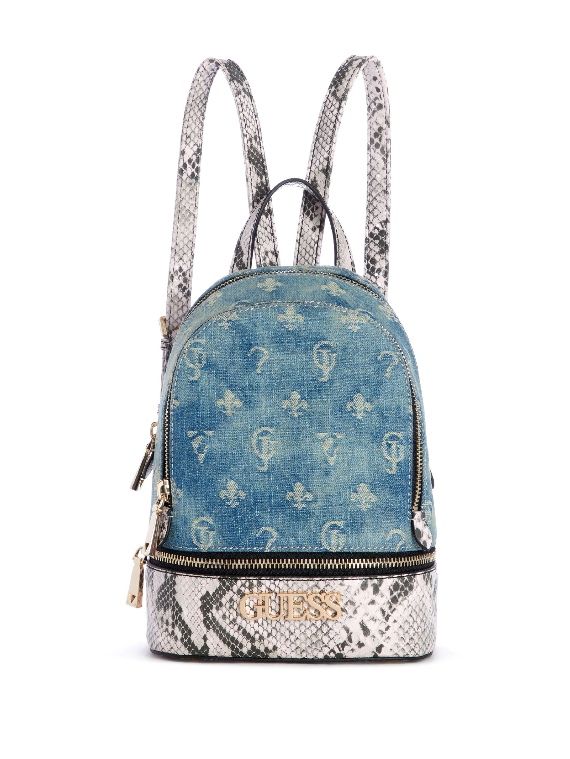 skye logo print backpack