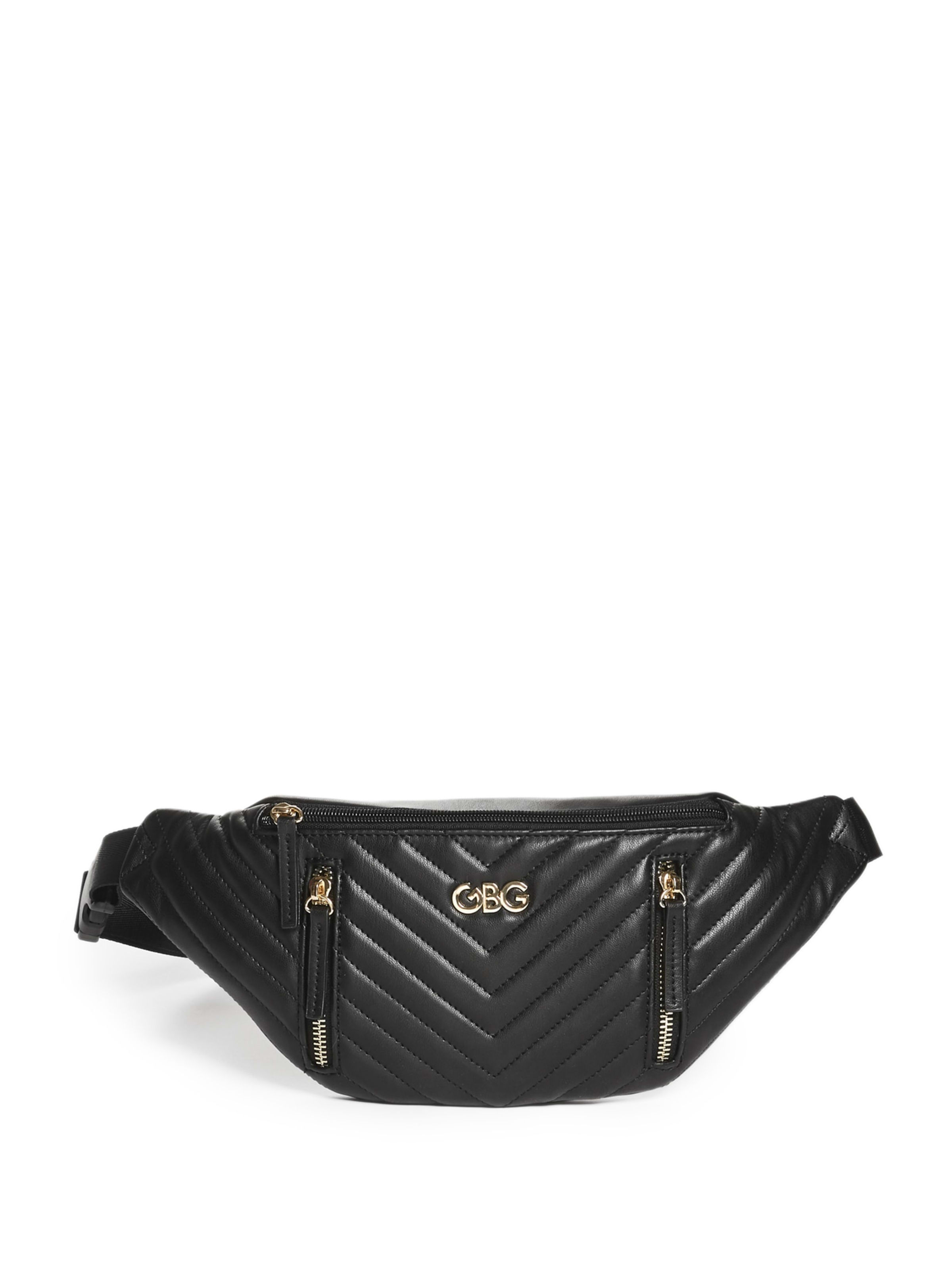 chevron quilted fanny pack