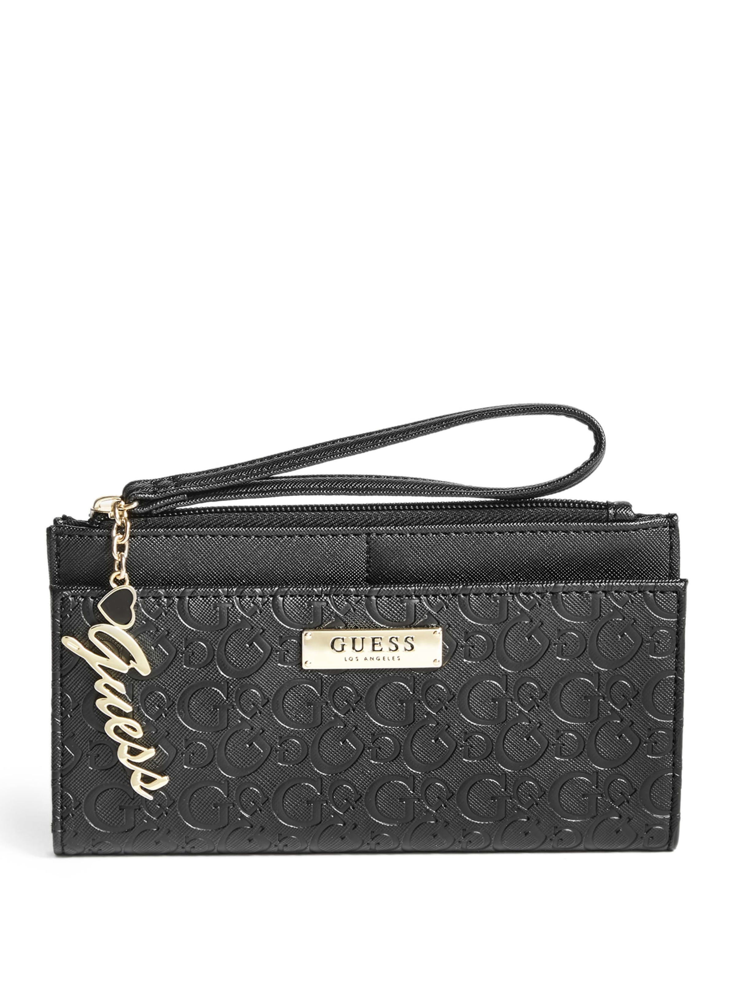 guess wristlet handbags