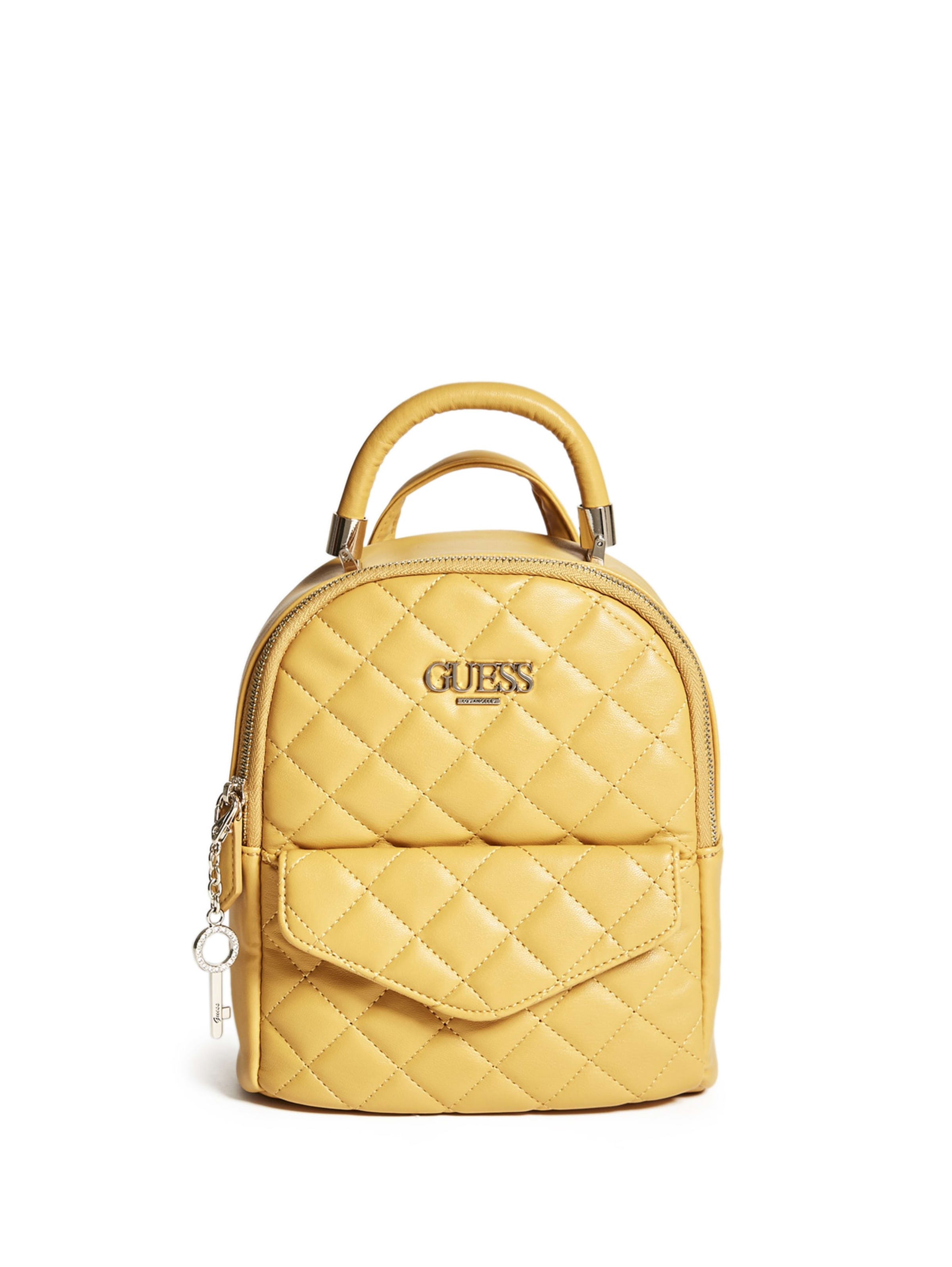 guess backpack yellow