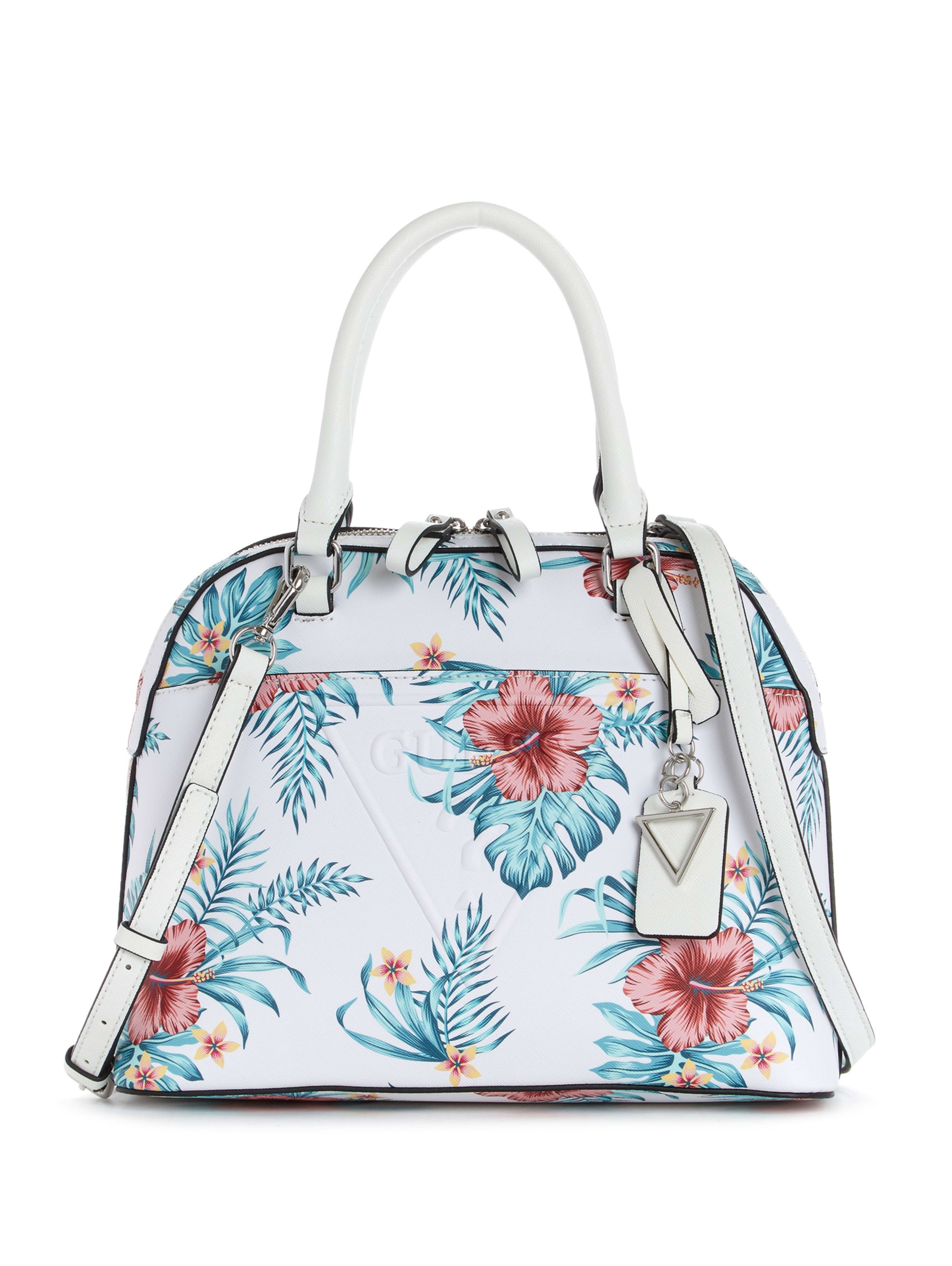 Rigden Printed Dome Satchel Guessfactory Com