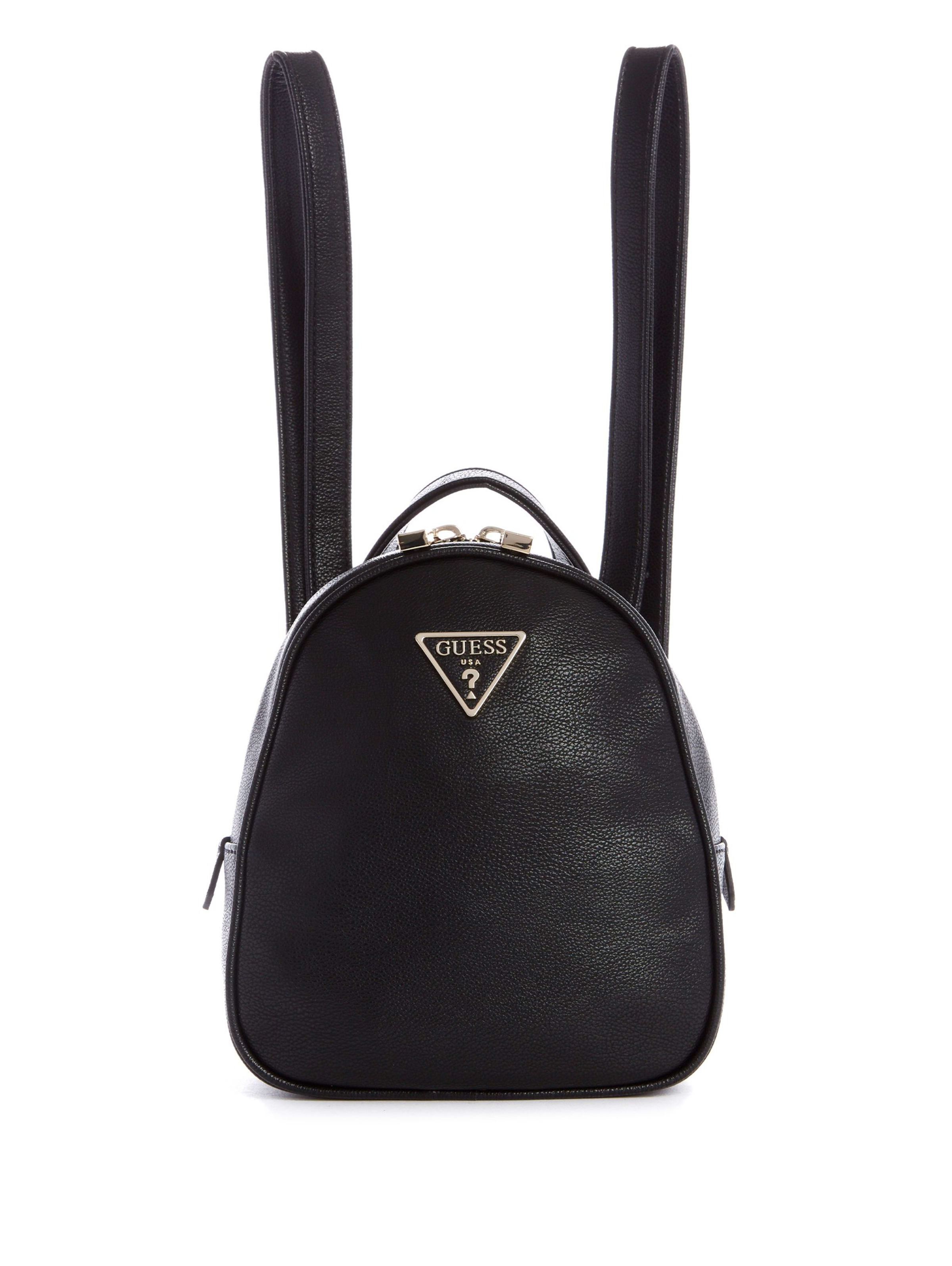 guess mini black backpack