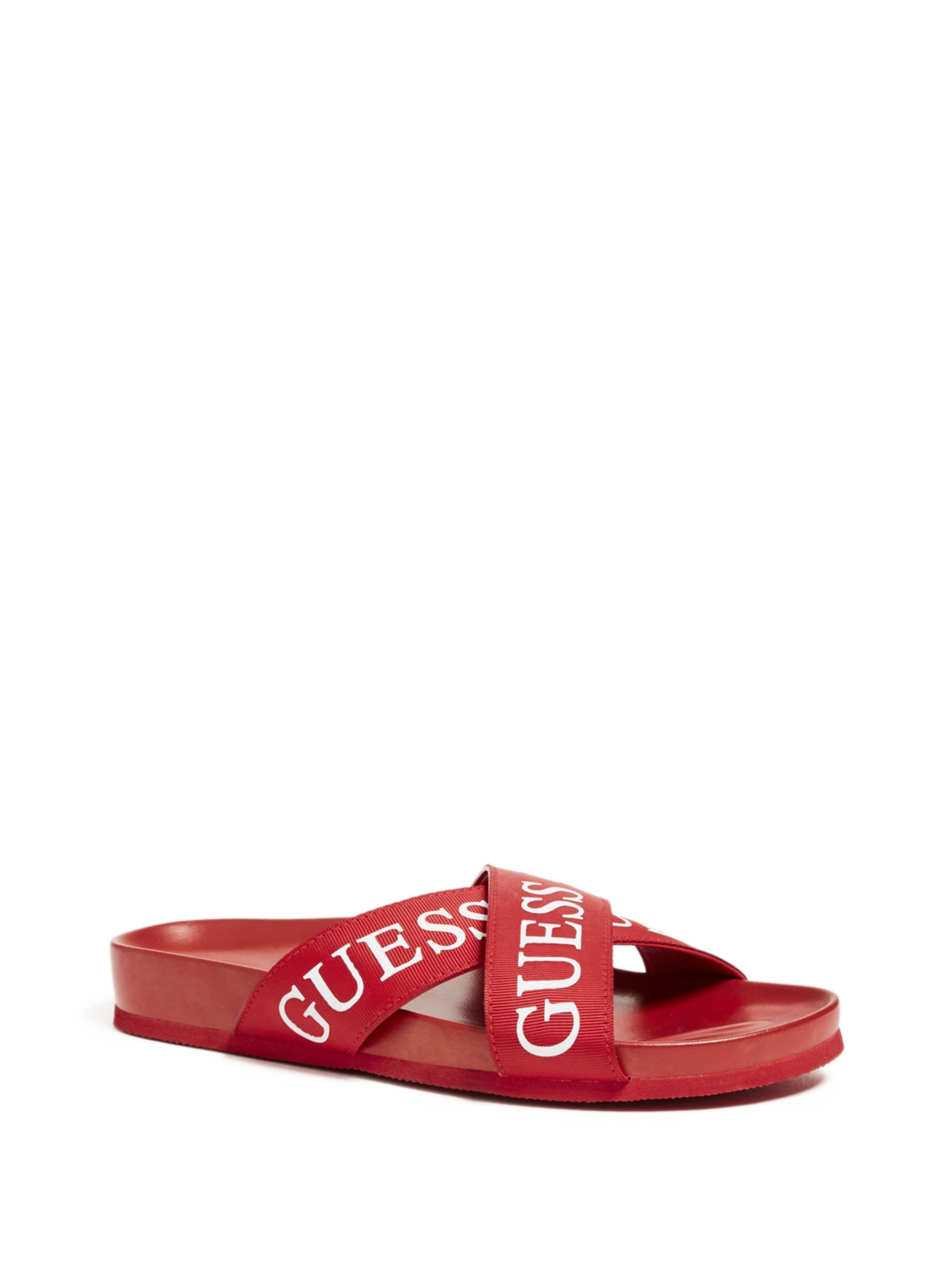 guess slide sandals