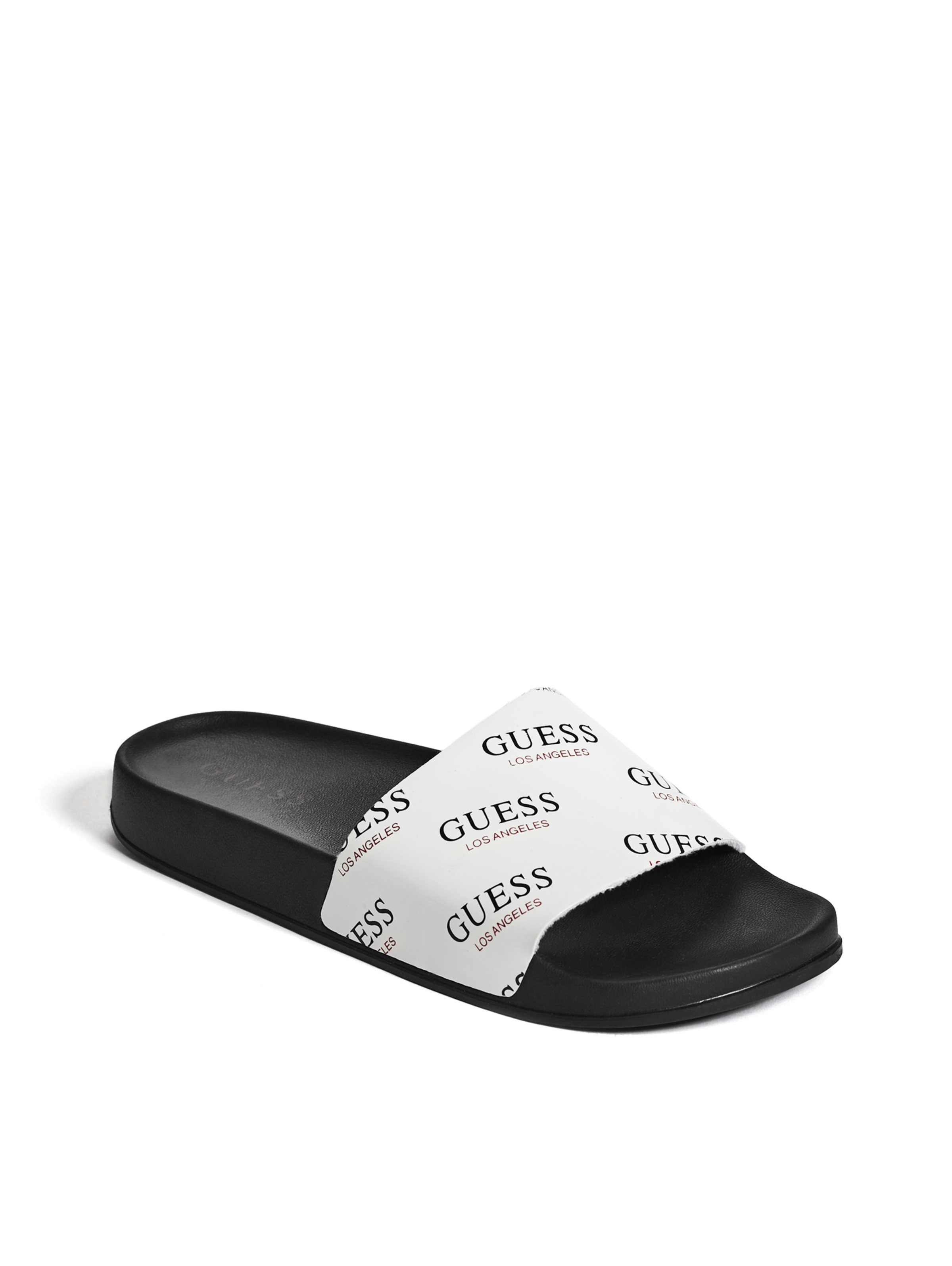 guess slide sandals