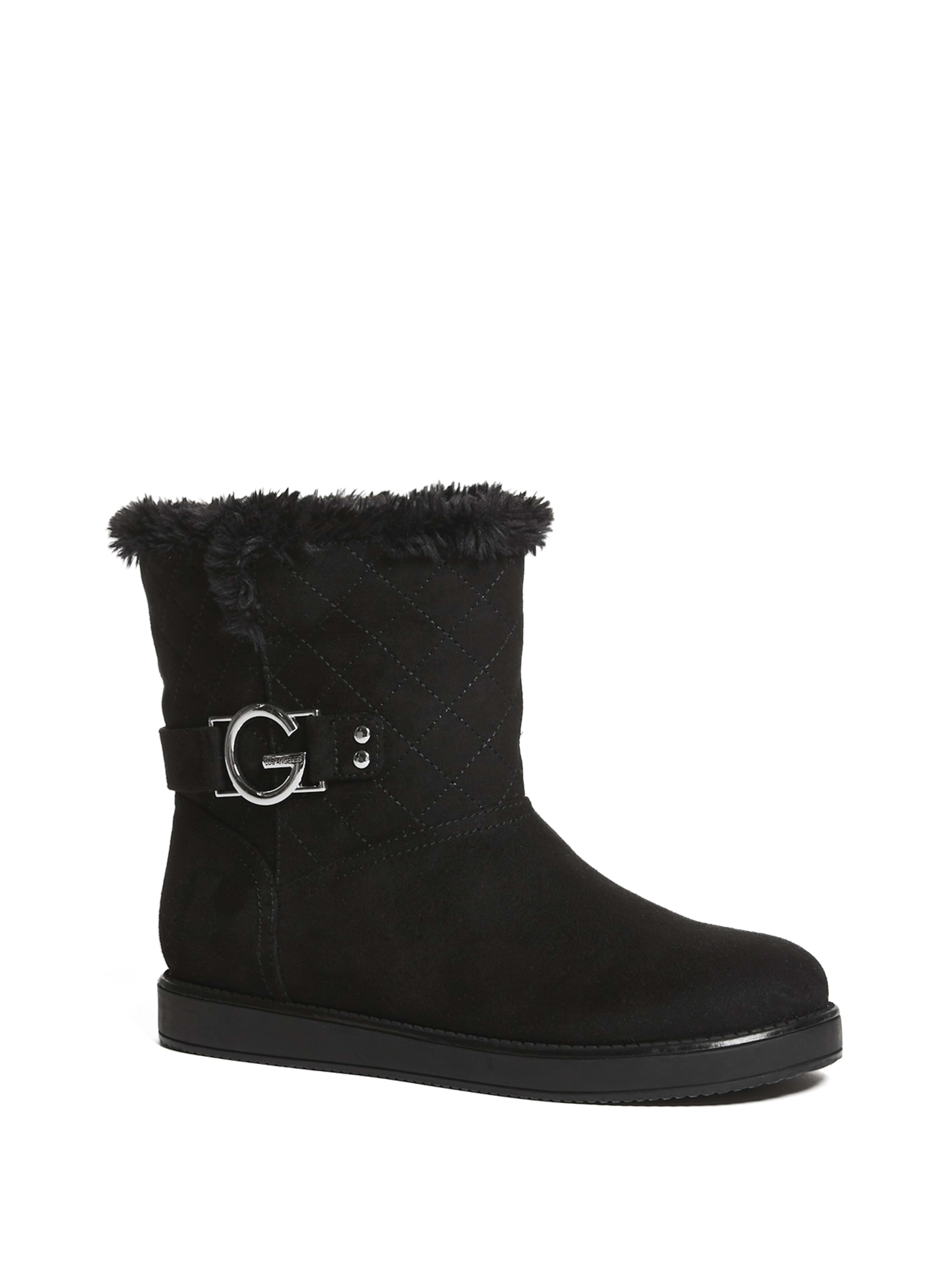 guess fur boots