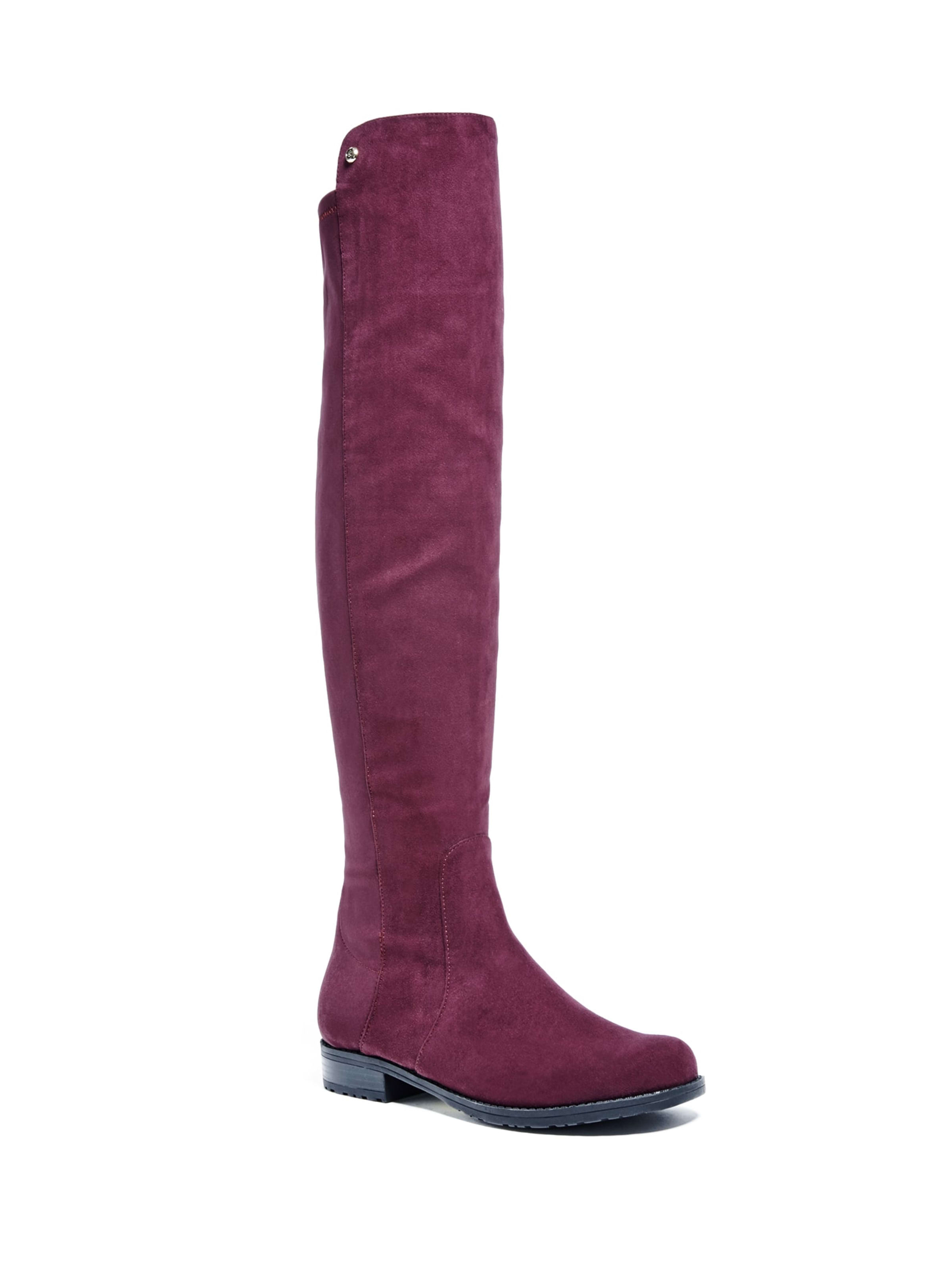 guess over the knee boots suede