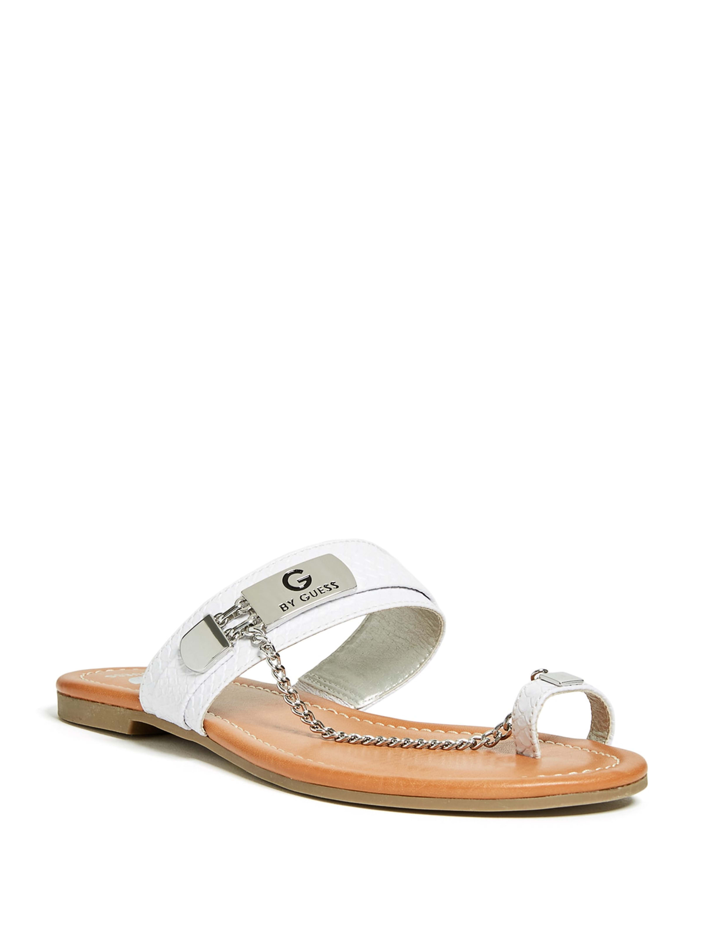 guess sandals with chain