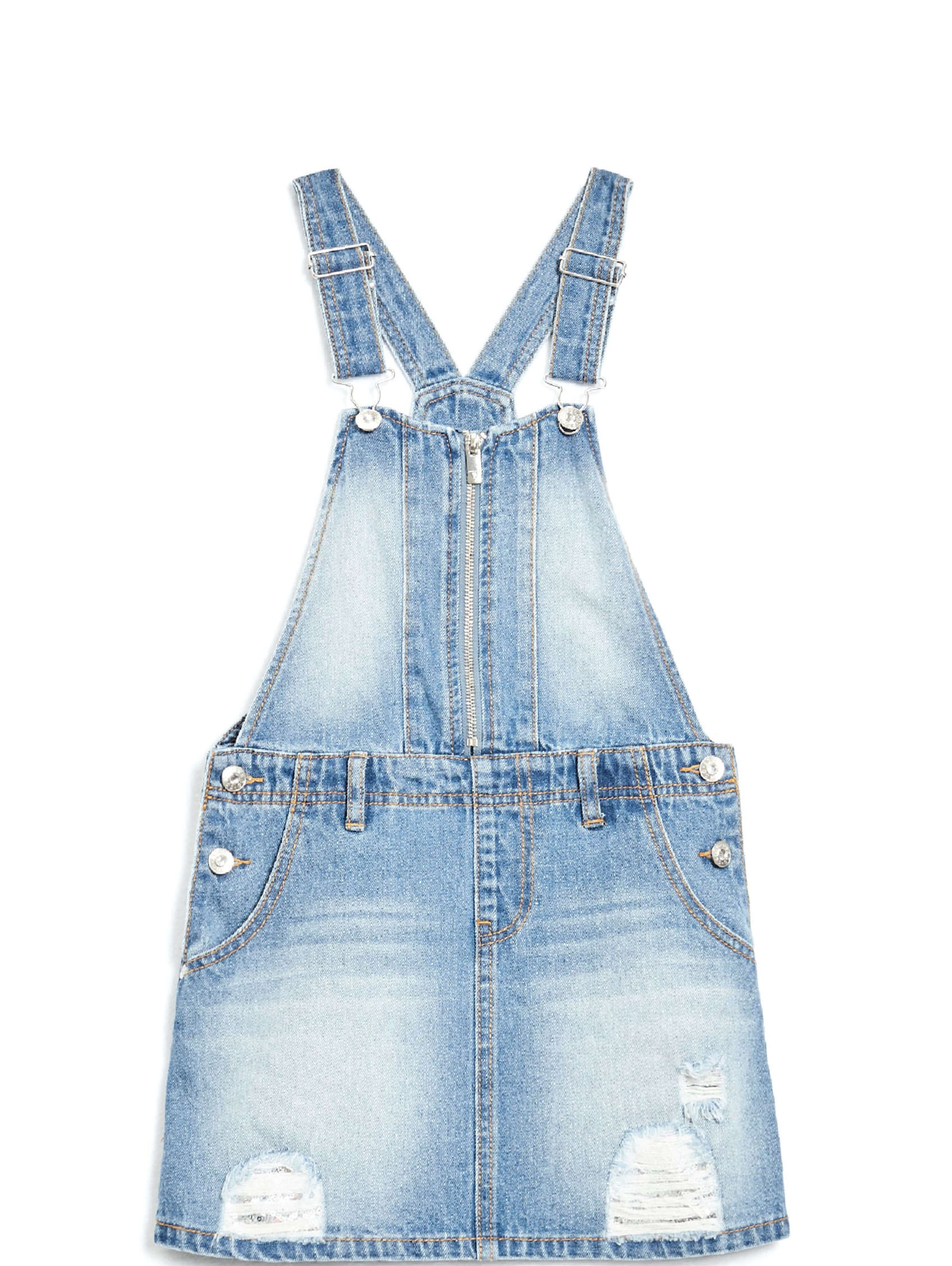 blue jean skirt overalls