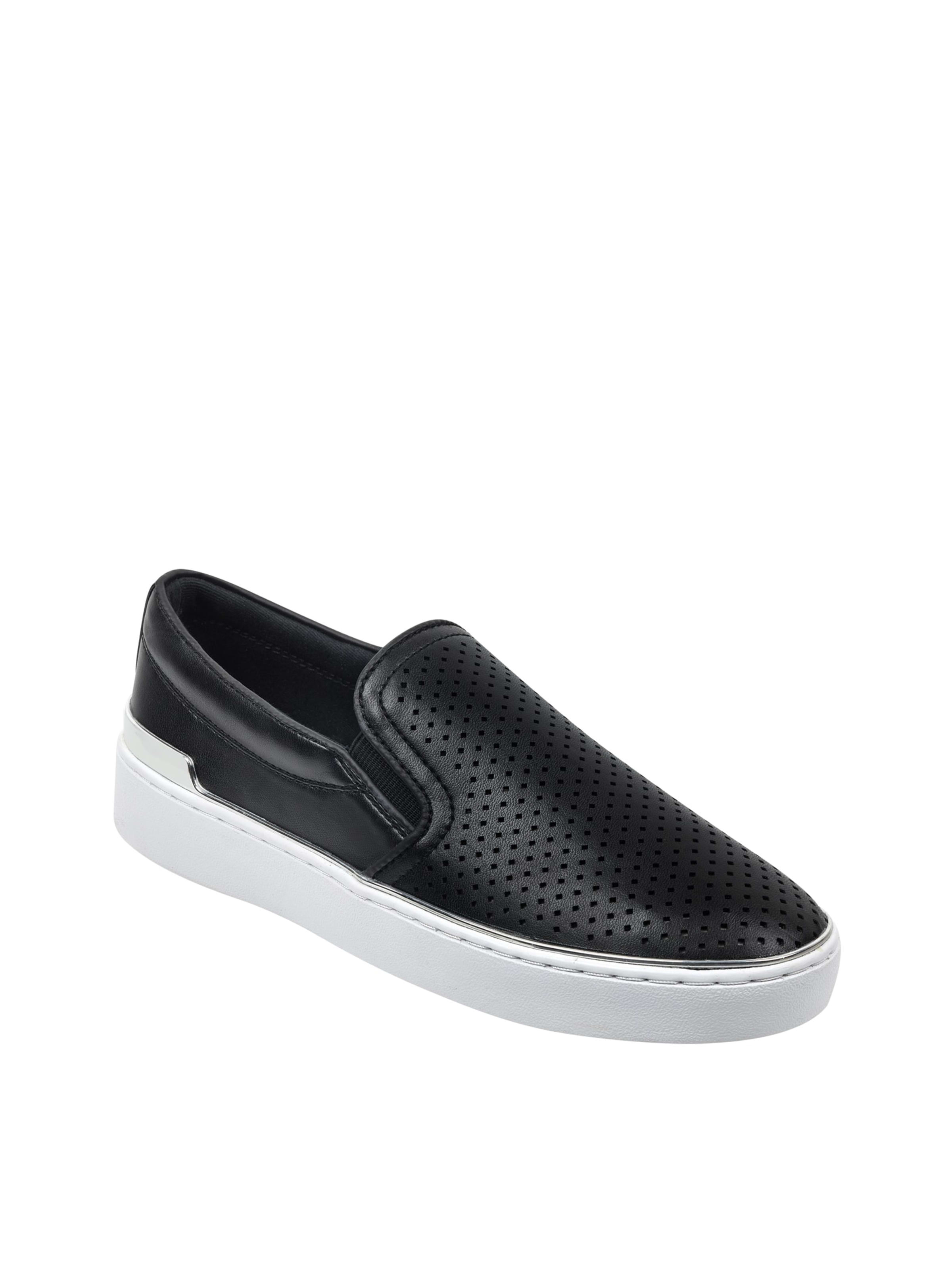 guess black slip on sneakers