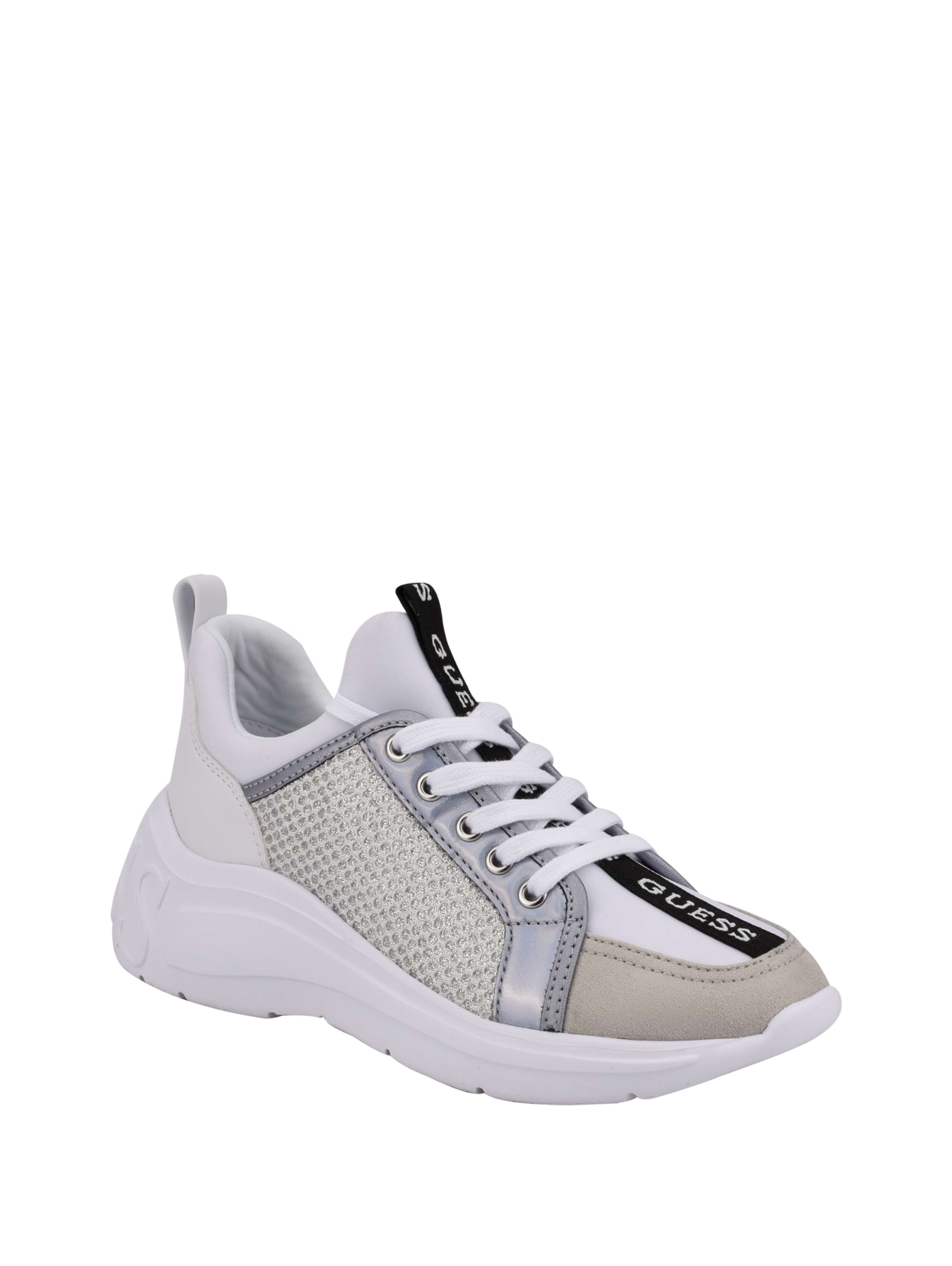 guess sneakers silver