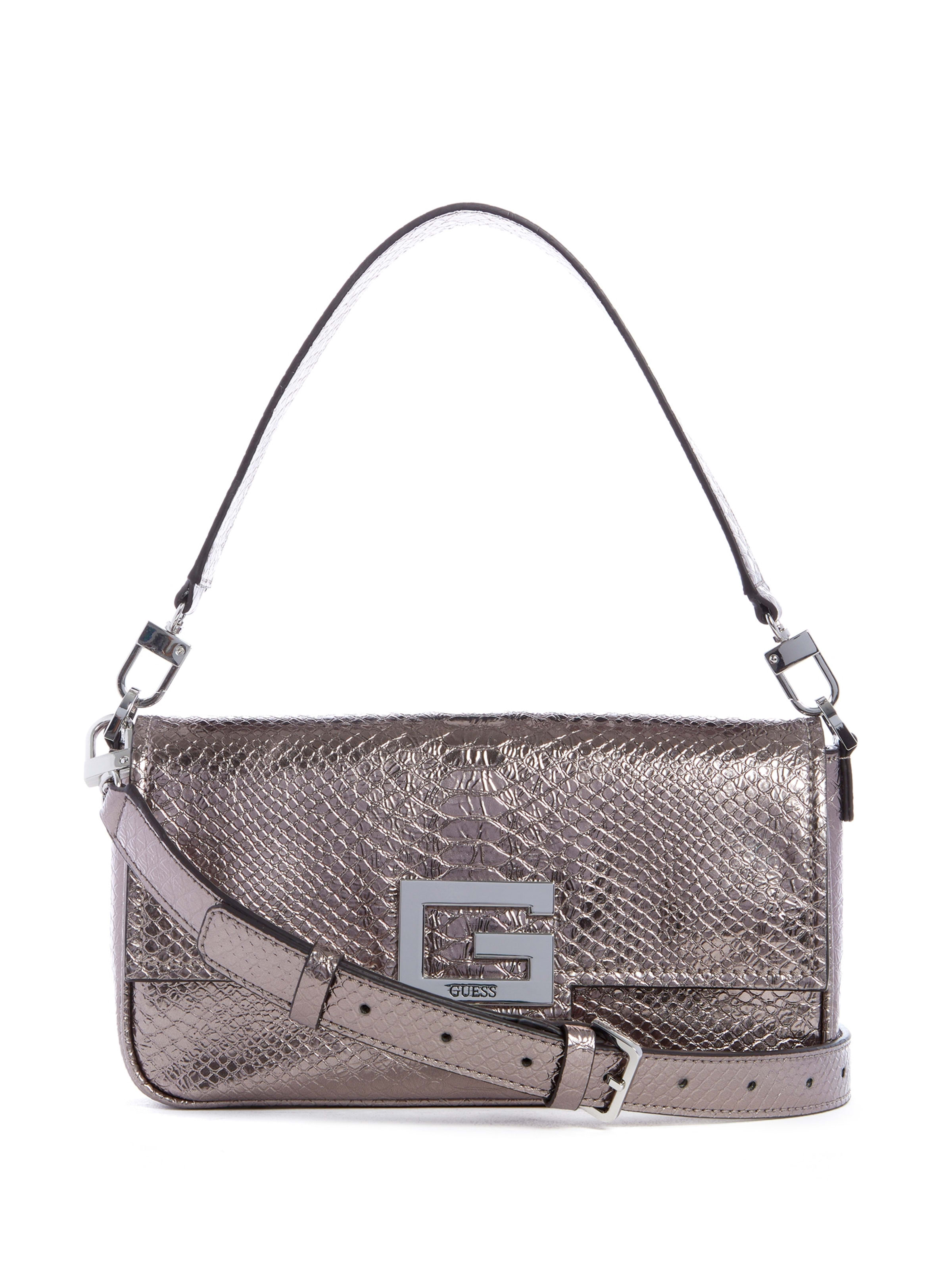 guess snakeskin handbag