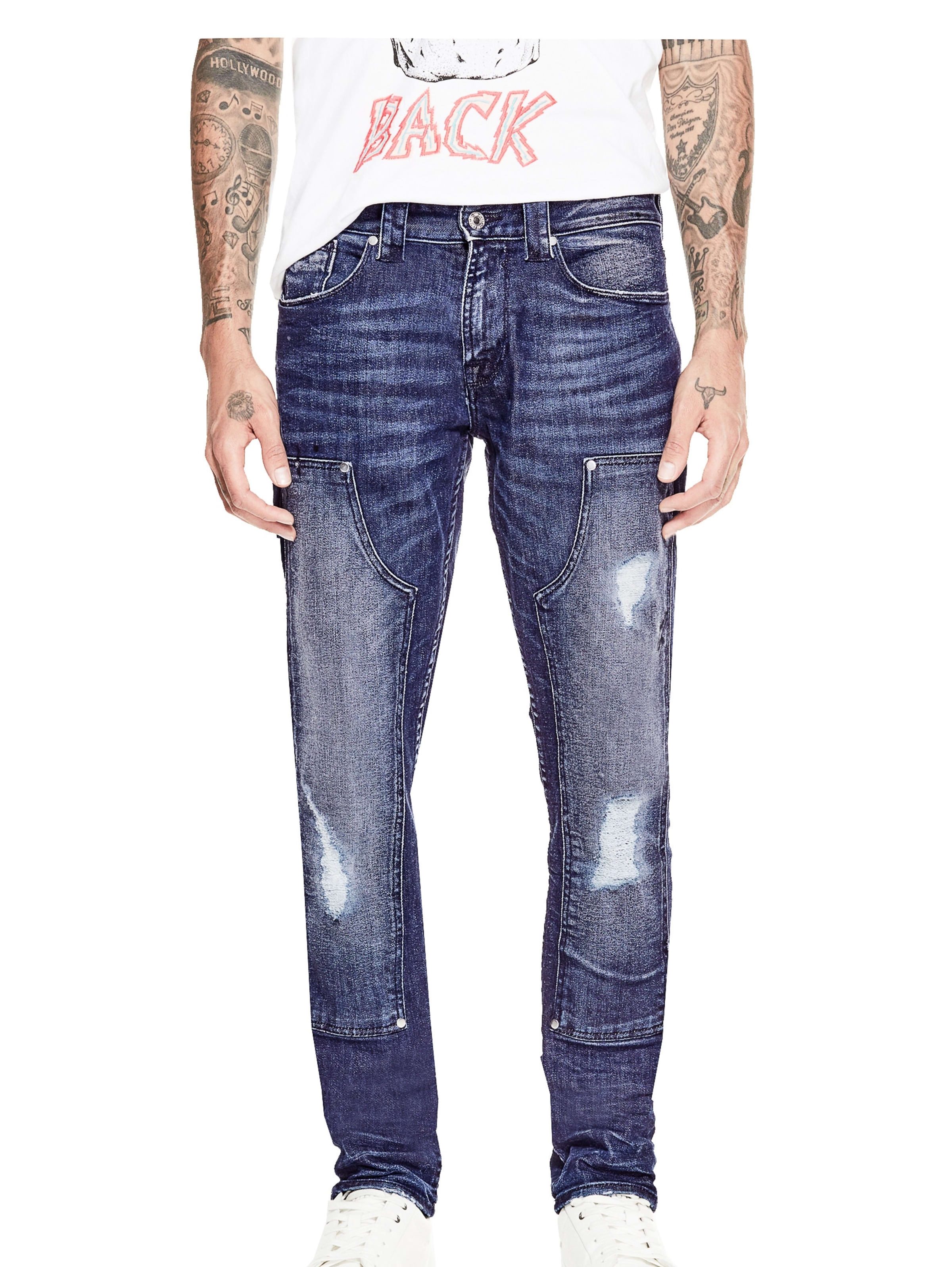 tapered carpenter jeans