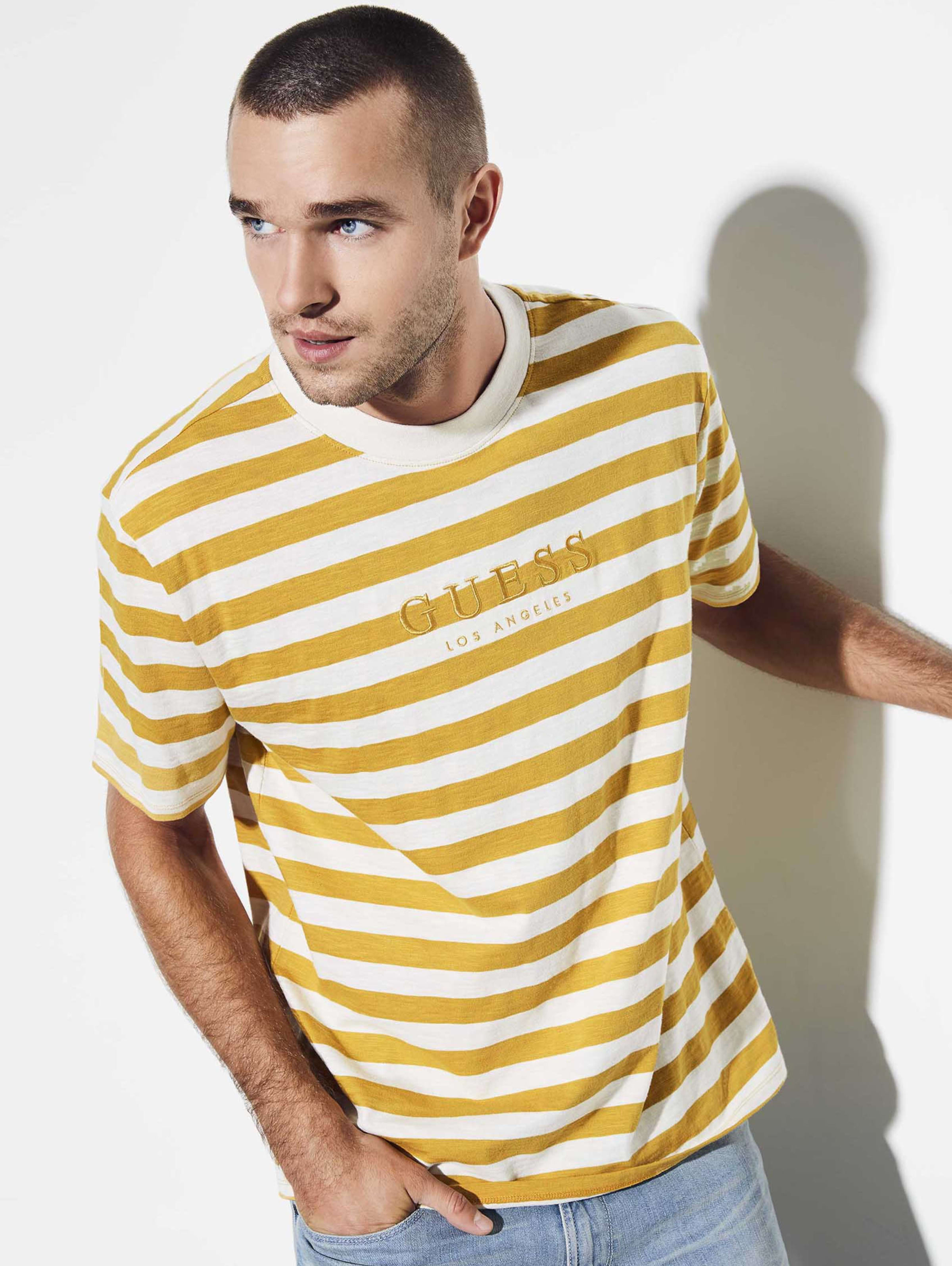 Guess Originals Striped Tee Guess Com