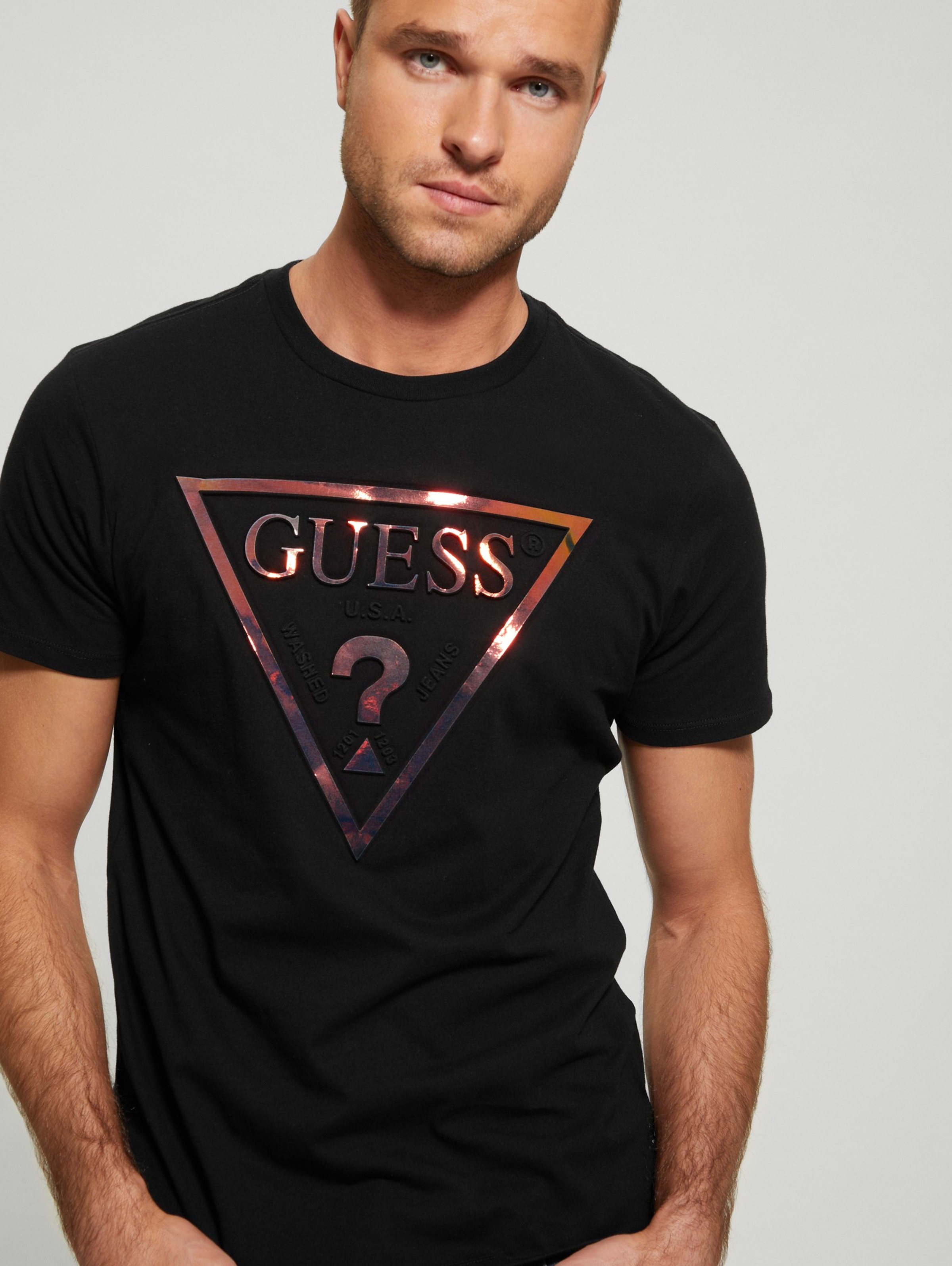 guess holographic shirt