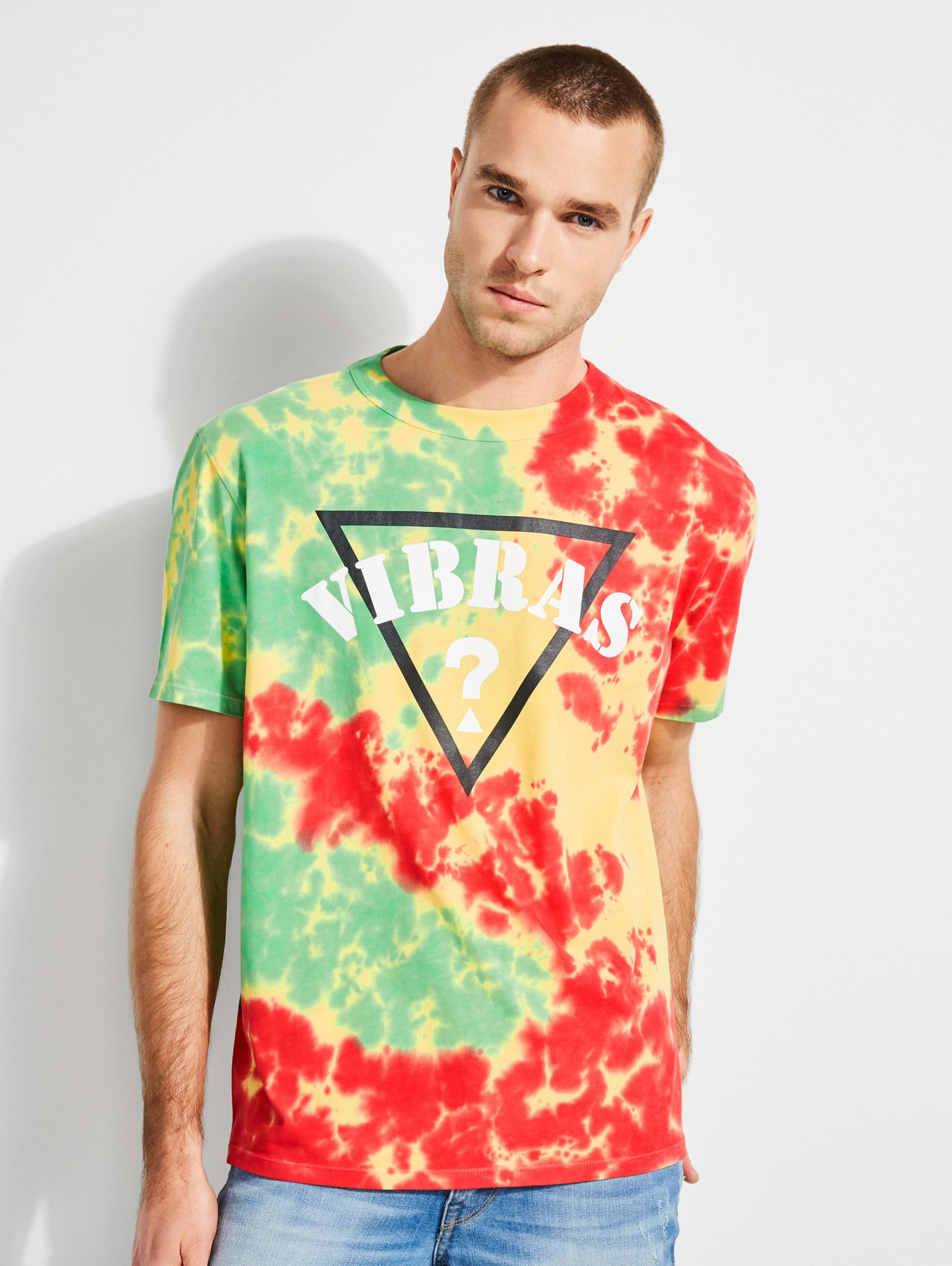 tie dye guess shirt