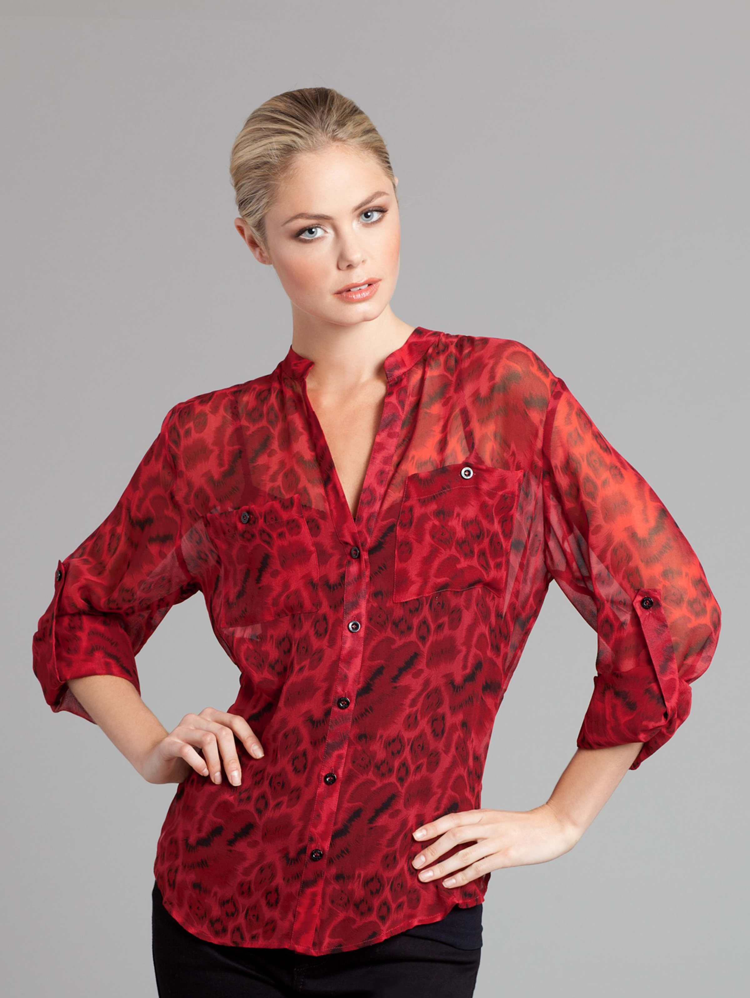 guess leopard print shirt