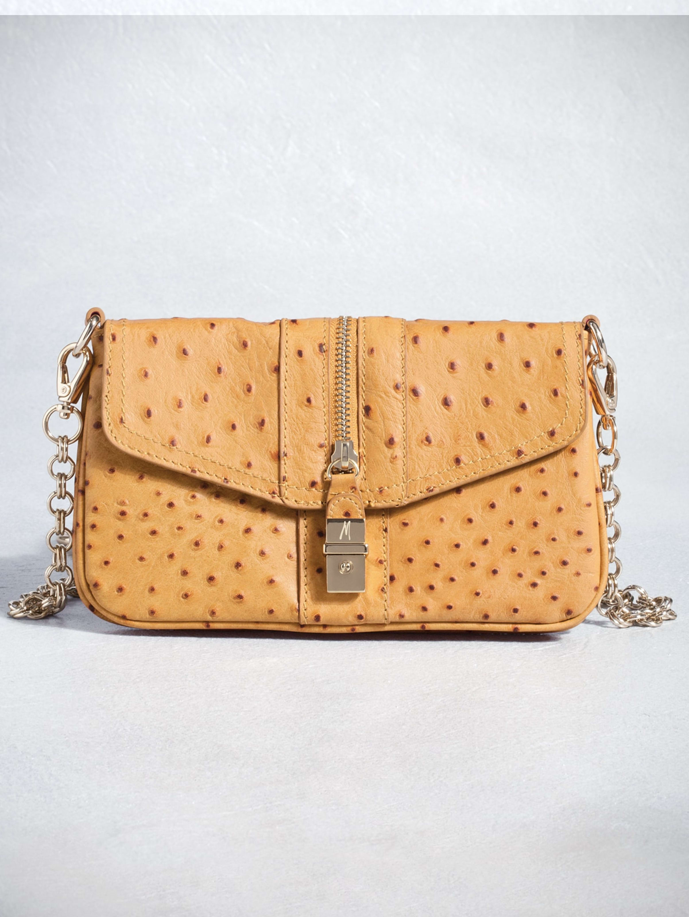 guess ostrich purse