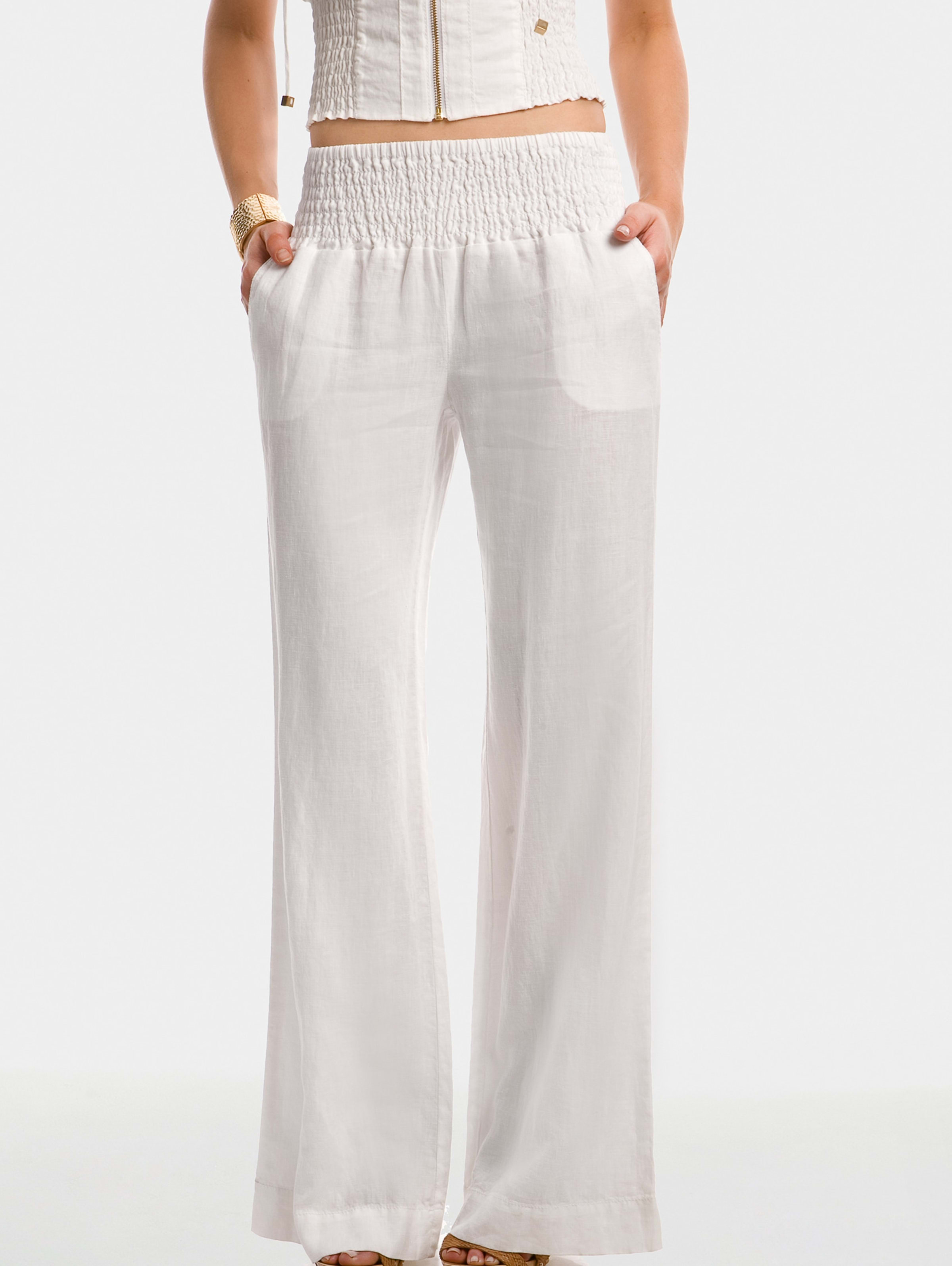 guess linen pants