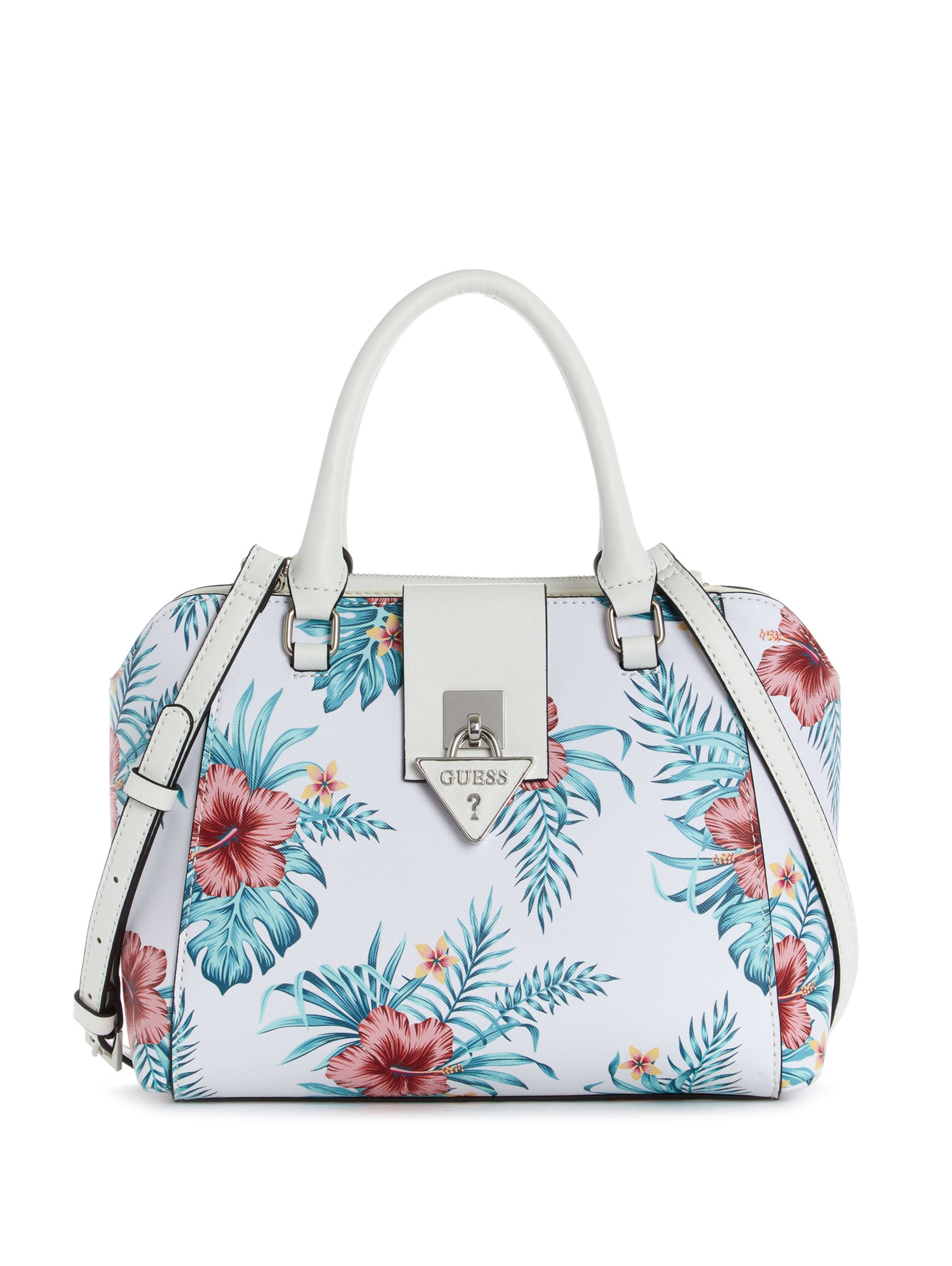 guess floral handbags