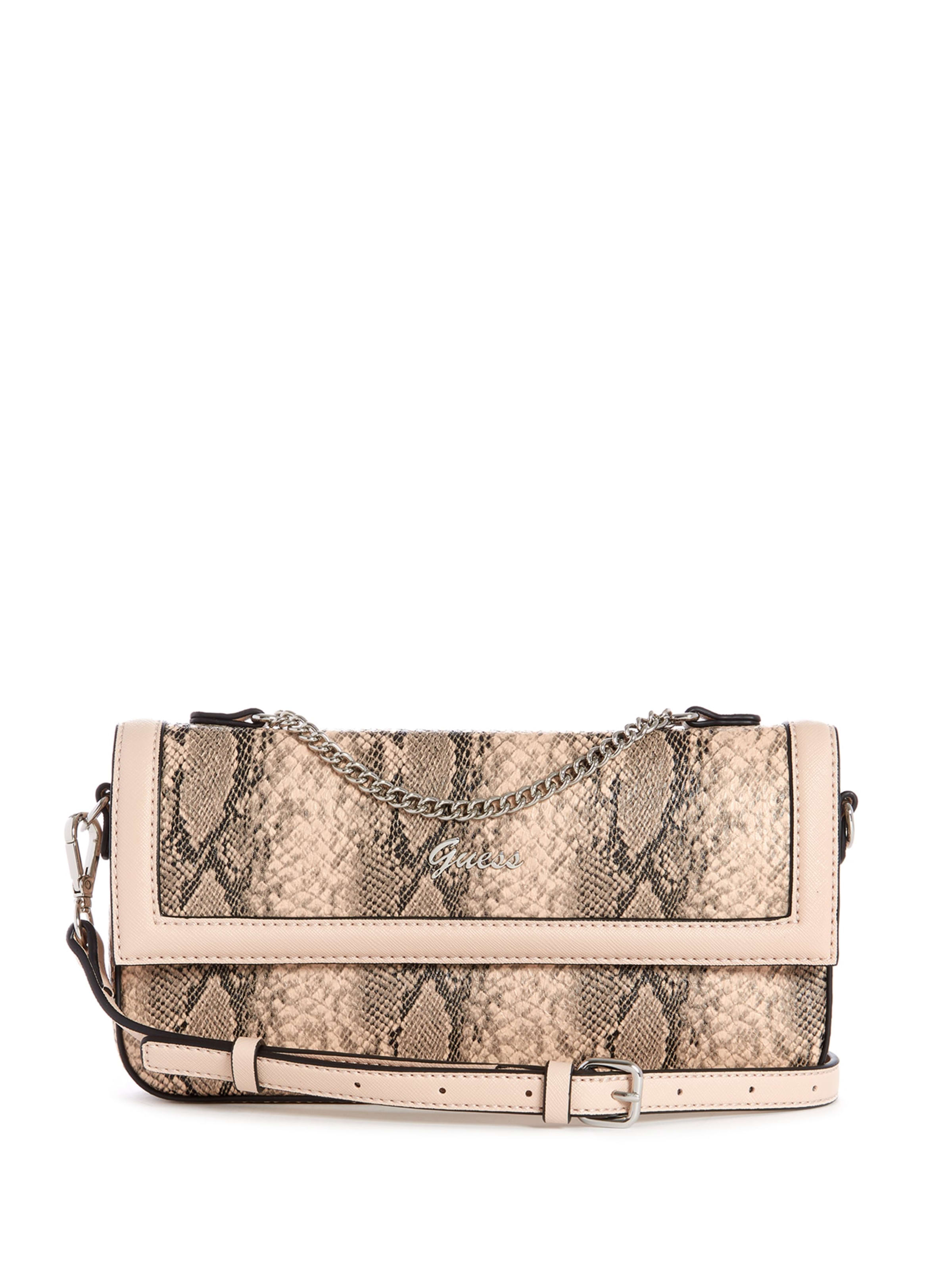 guess snakeskin bag