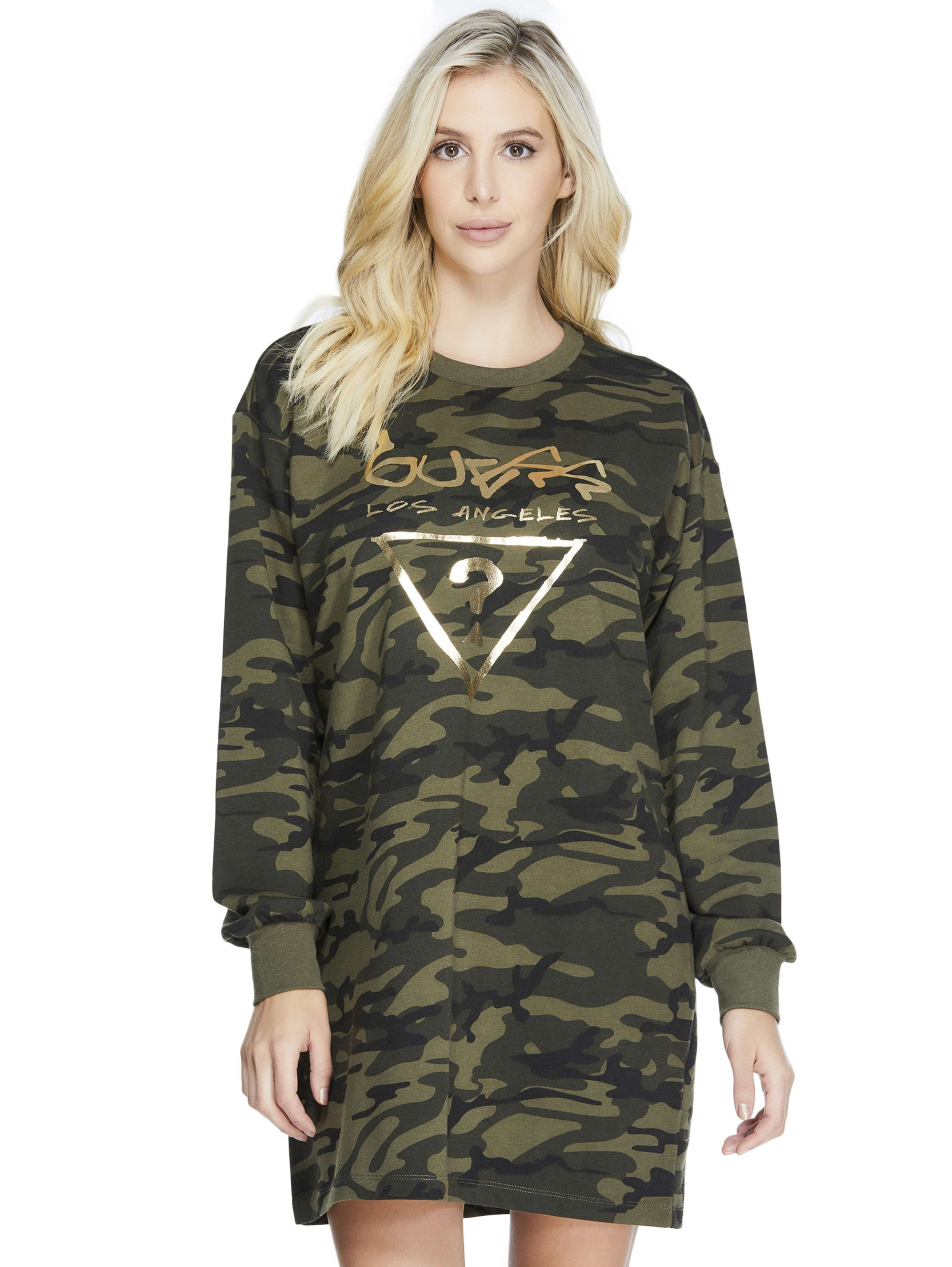 camo guess shirt