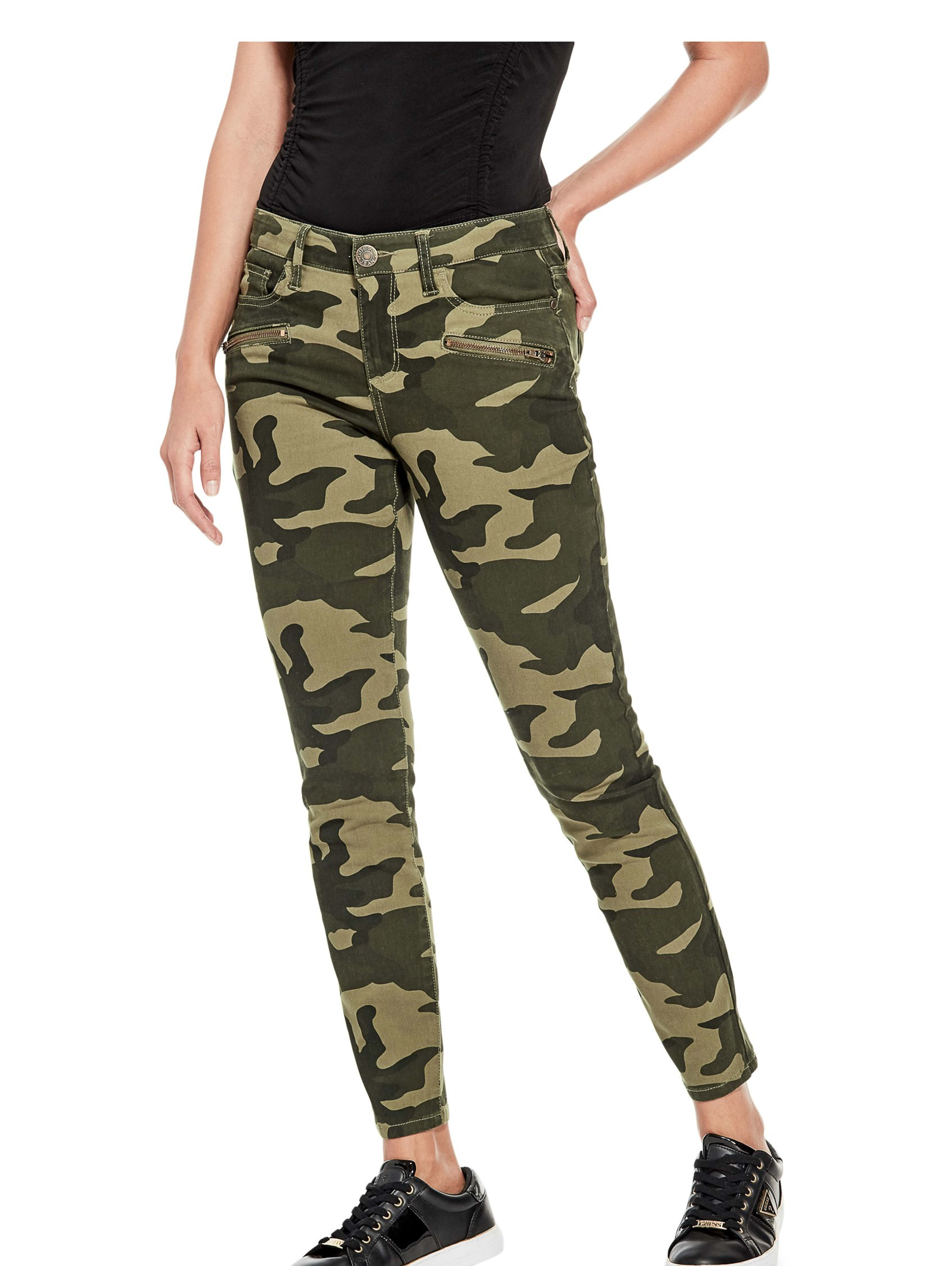 guess camo jeans