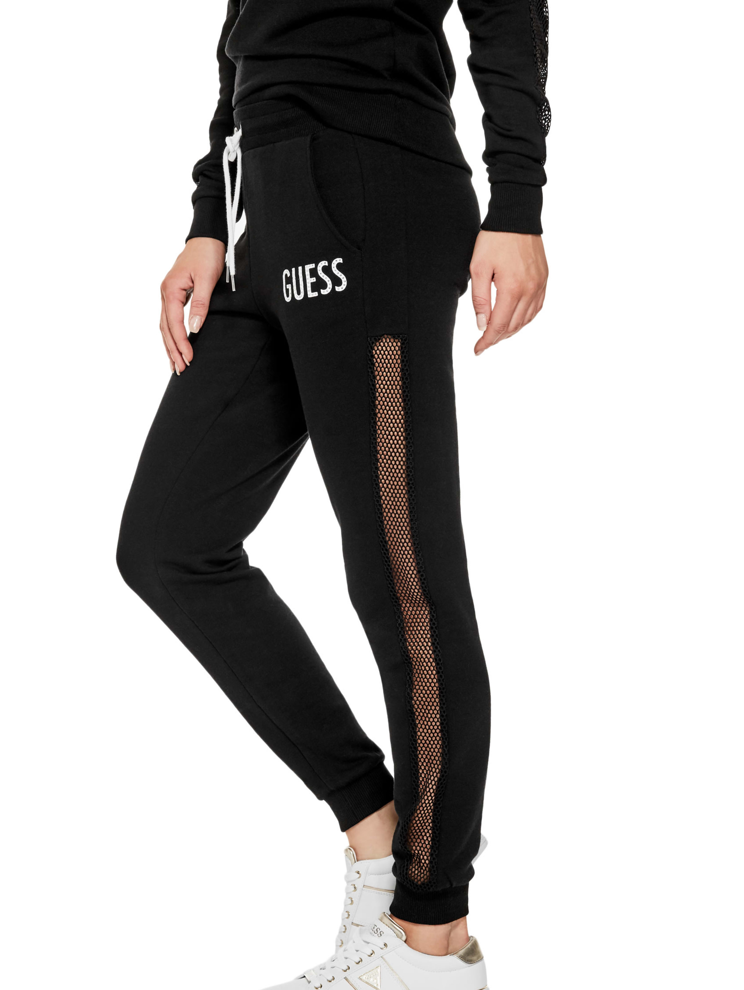 mesh panel joggers